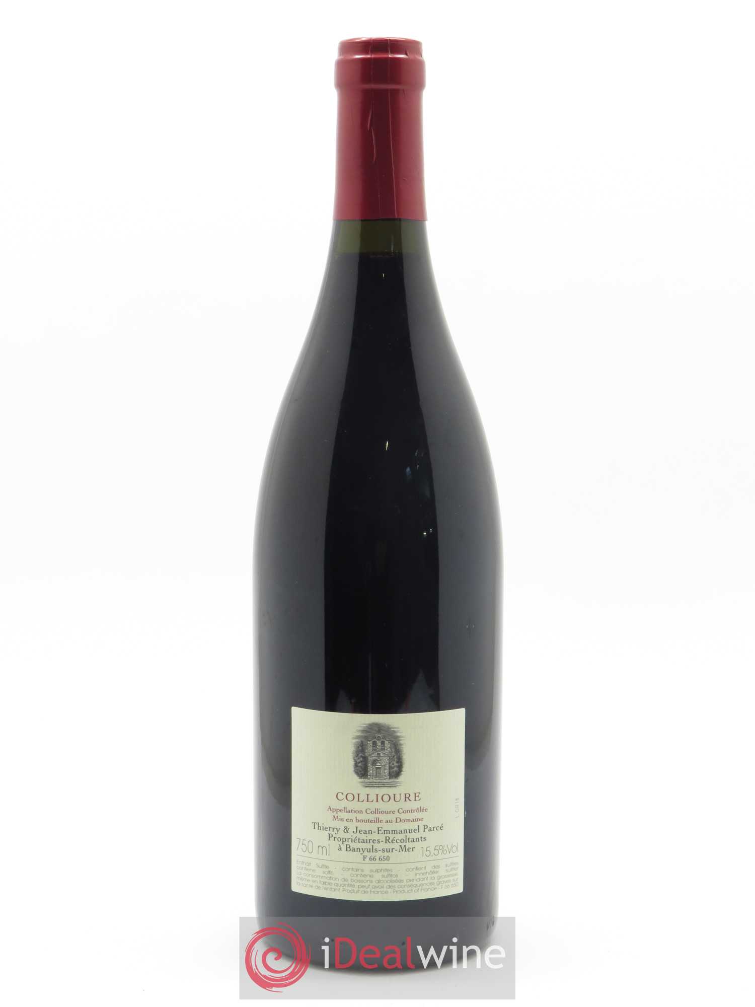 Collioure La Rectorie (Domaine de) Oriental Thierry et Jean Emmanuel Parcé 2018 - Lot de 1 bouteille - 1