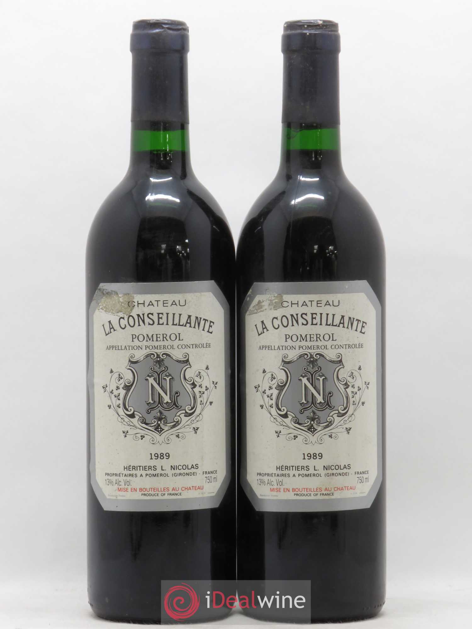 Château la Conseillante 1989 - Lot de 2 bouteilles - 0