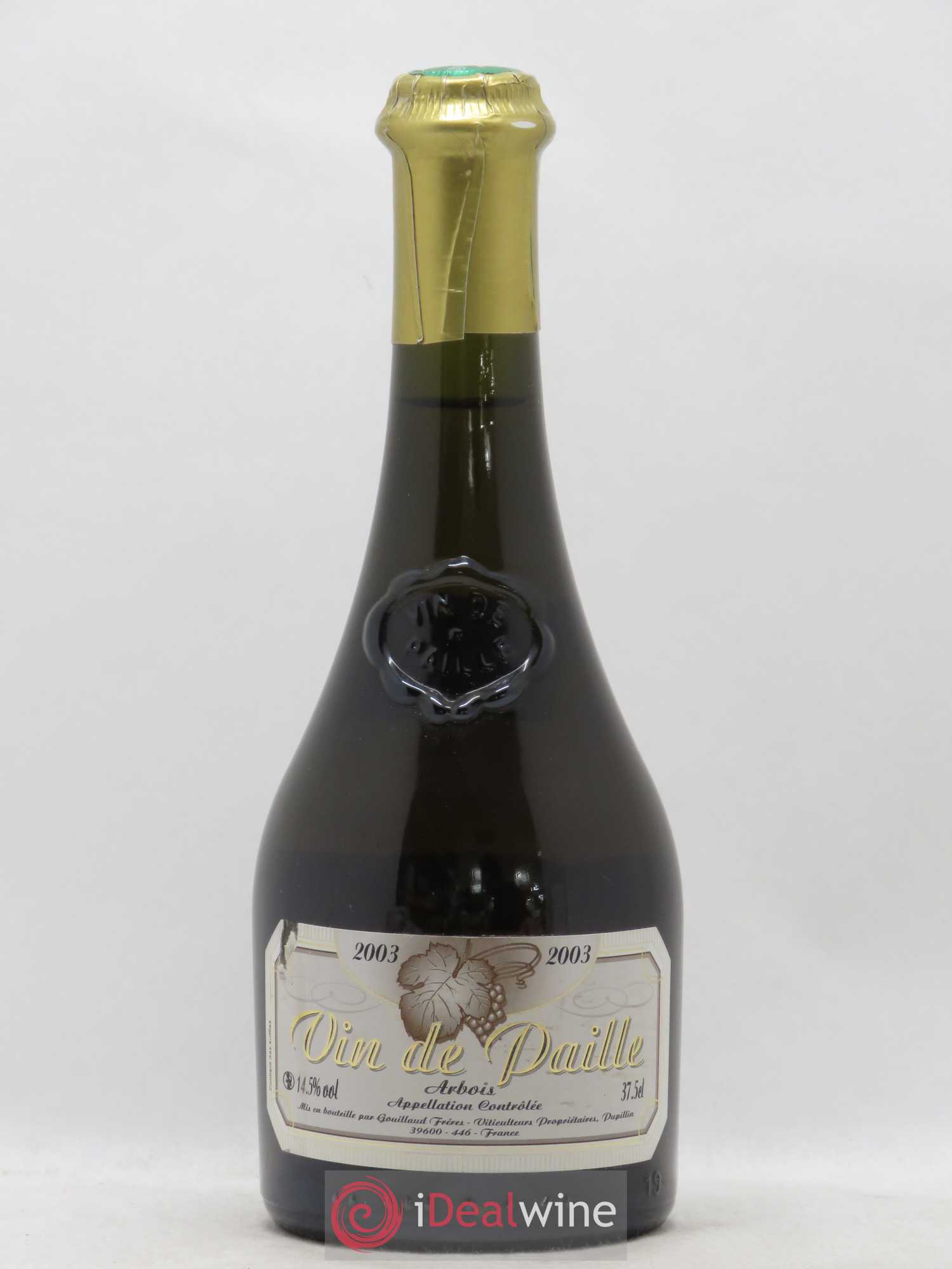 Arbois Vin de Paille Goulliaud Frères 2003 - Posten von 1 Demi-Flasche - 0