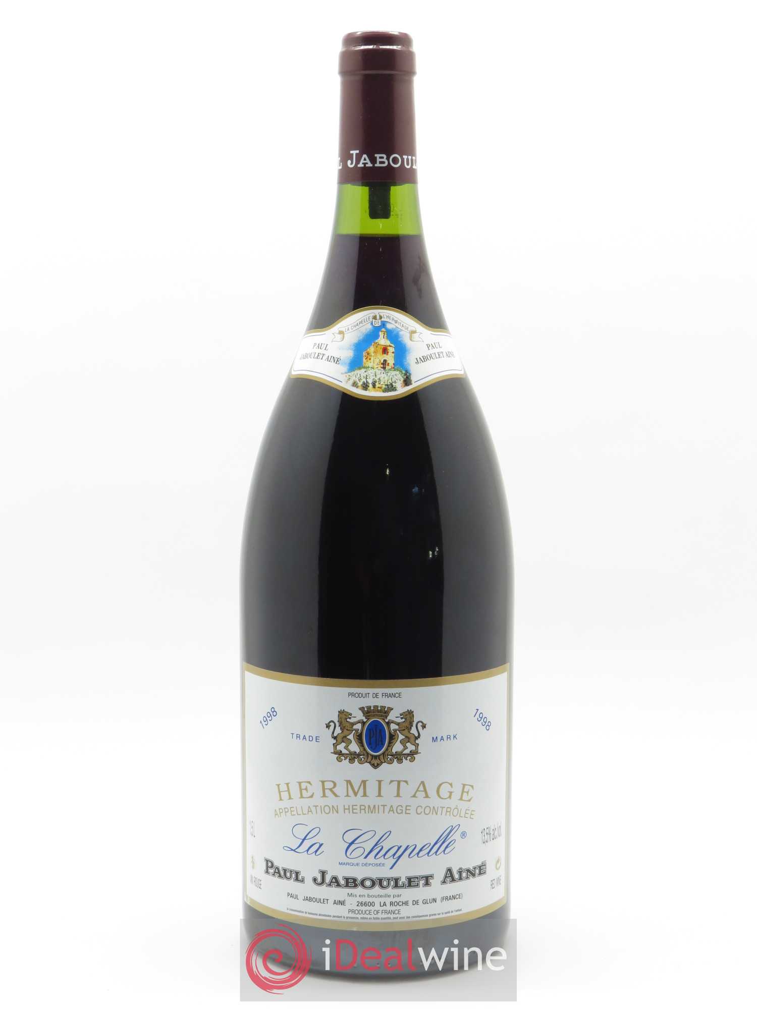 Hermitage La Chapelle Paul Jaboulet Ainé (CBO à partir de 3 bts) 1998 - Lot de 1 magnum - 1