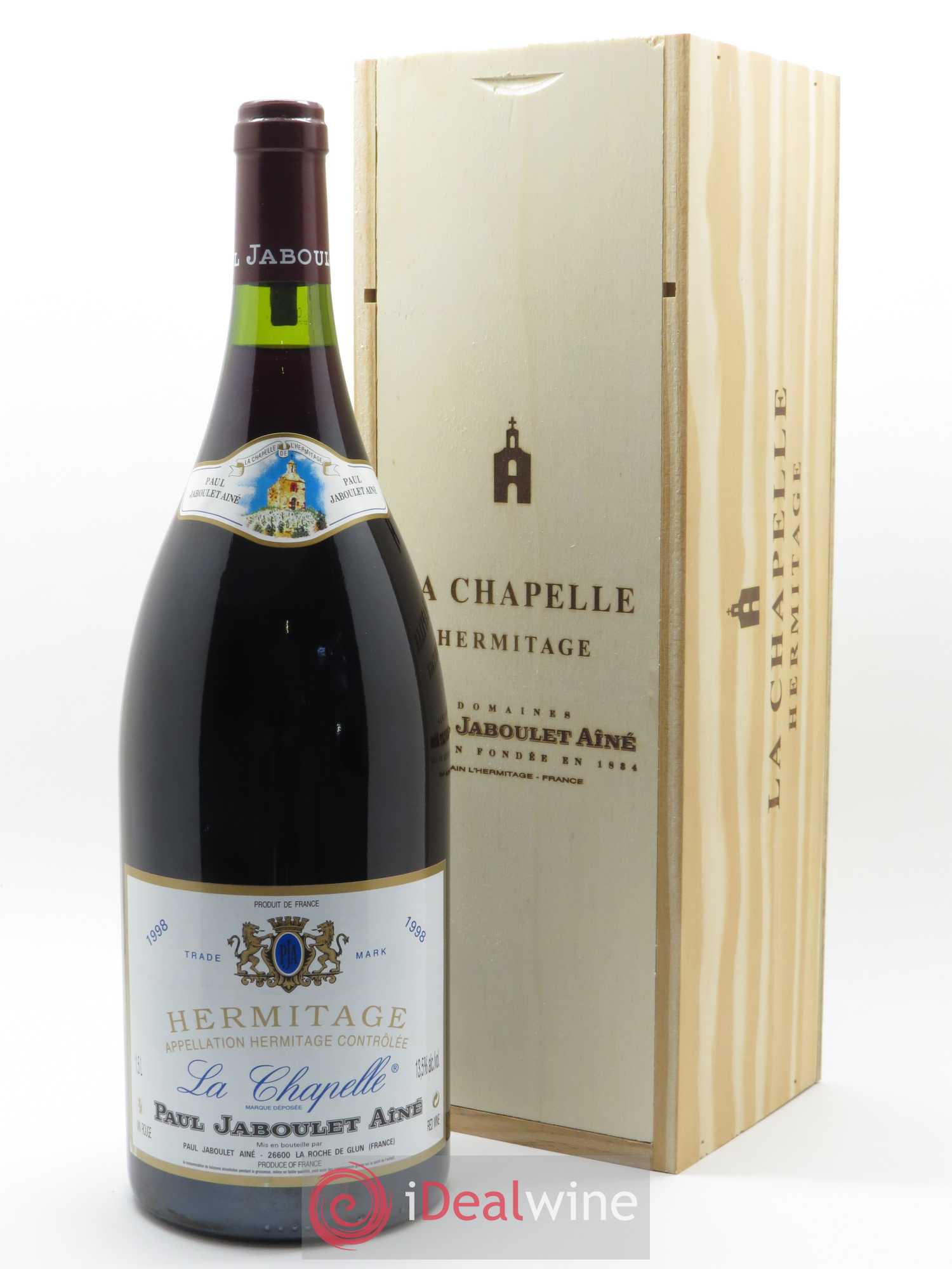 Hermitage La Chapelle Paul Jaboulet Ainé (CBO à partir de 3 bts) 1998 - Lot de 1 magnum - 0
