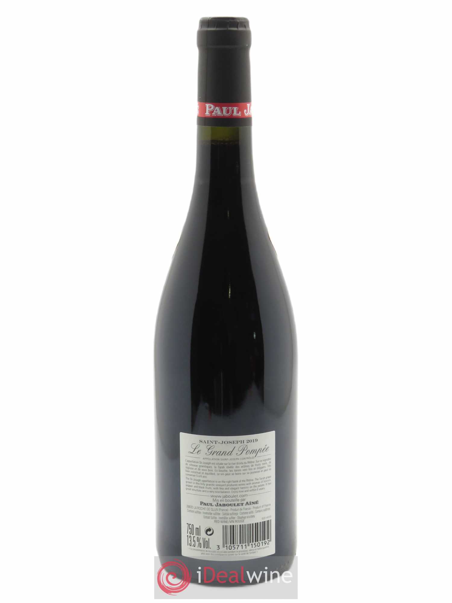 Saint-Joseph Le Grand Pompée Paul Jaboulet Ainé 2018 - Lot de 1 bouteille - 1