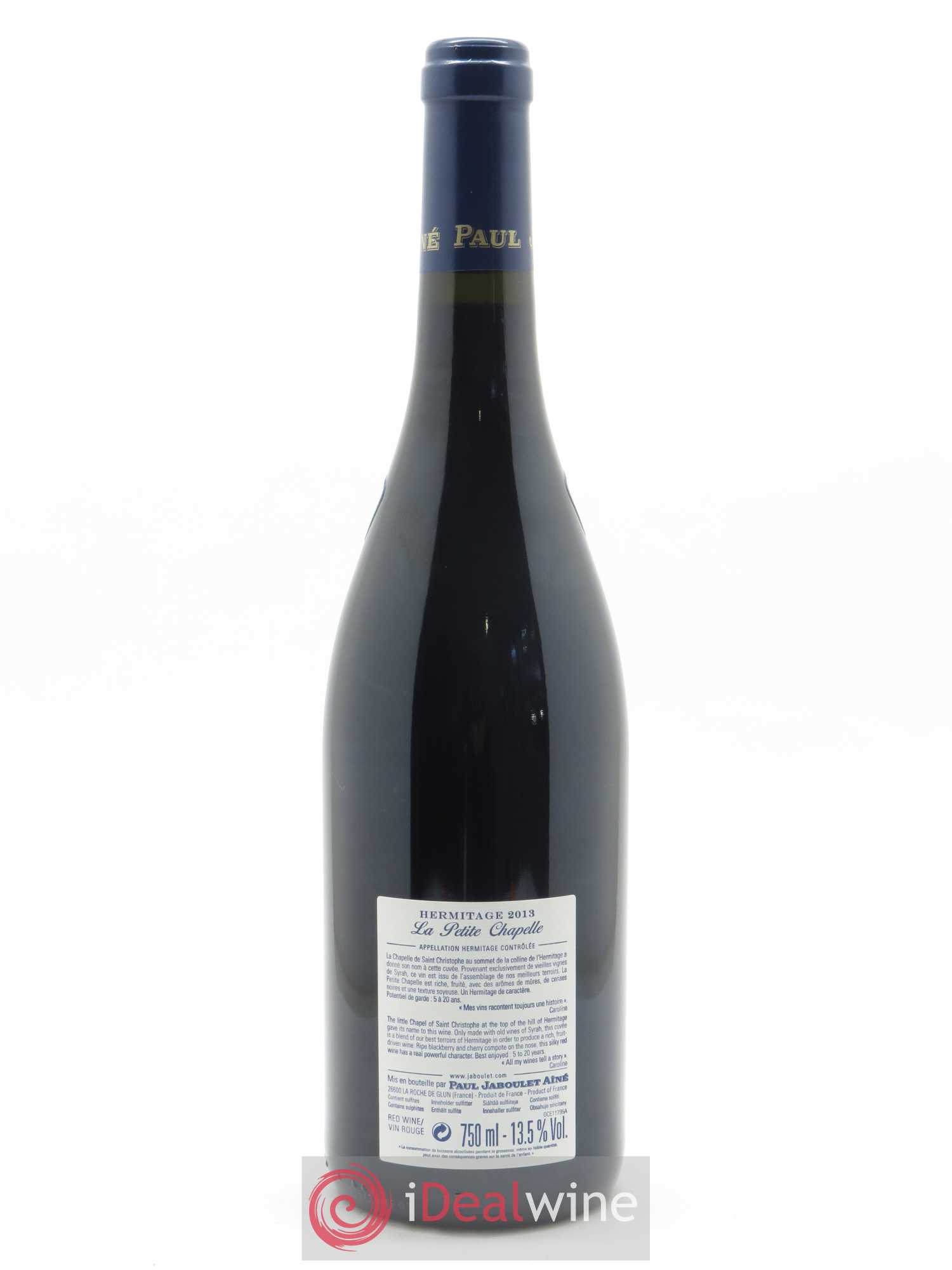 Hermitage La Petite Chapelle Paul Jaboulet Ainé 2013 - Lot de 1 bouteille - 1
