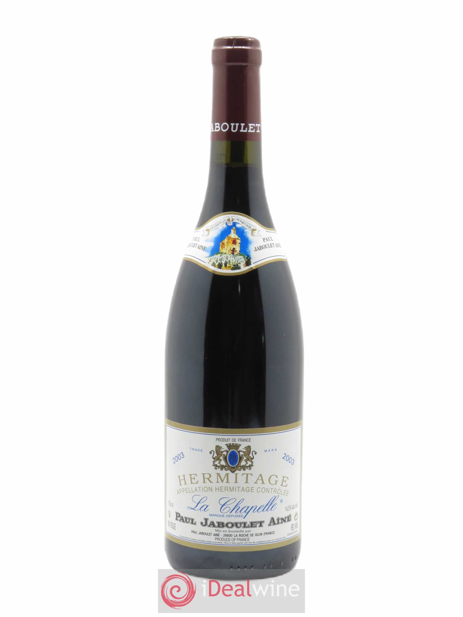 Hermitage La Chapelle Paul Jaboulet Ainé 2003 - Lot de 1 bouteille - 1
