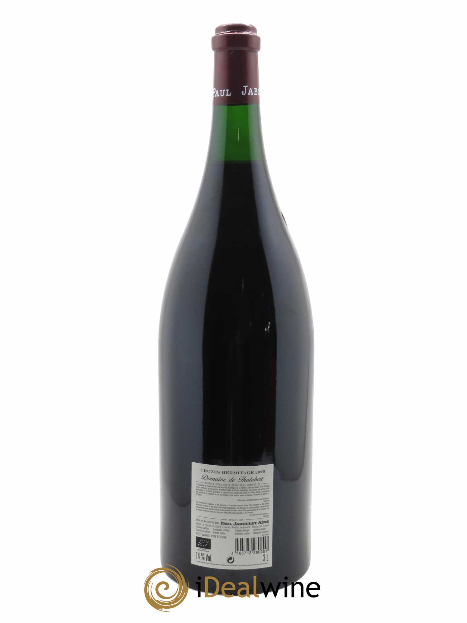Crozes-Hermitage Domaine de Thalabert Paul Jaboulet Ainé 2020 - Lot of 1 double magnum - 2