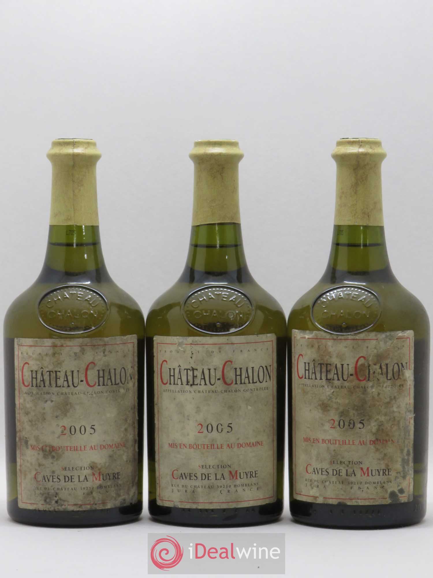 Château-Chalon Paille Cave de Muyre 2005 - Posten von 3 Flaschen - 0