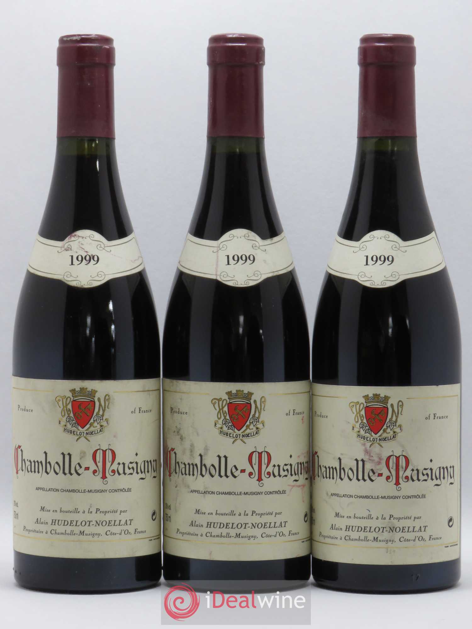Chambolle-Musigny Hudelot-Noëllat 1999 - Lot de 3 bouteilles - 0