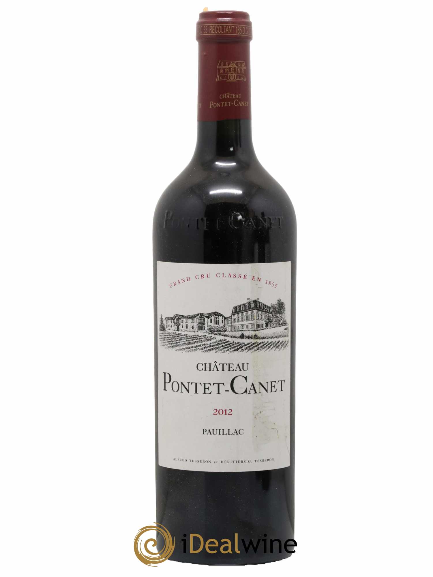 Château Pontet Canet 5ème Grand Cru Classé 2012 - Lot de 1 bouteille - 0