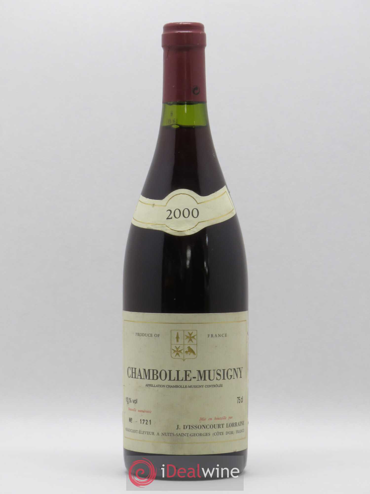 Chambolle-Musigny D'Issoncourt Lorraine 2000 - Lot de 1 bouteille - 0