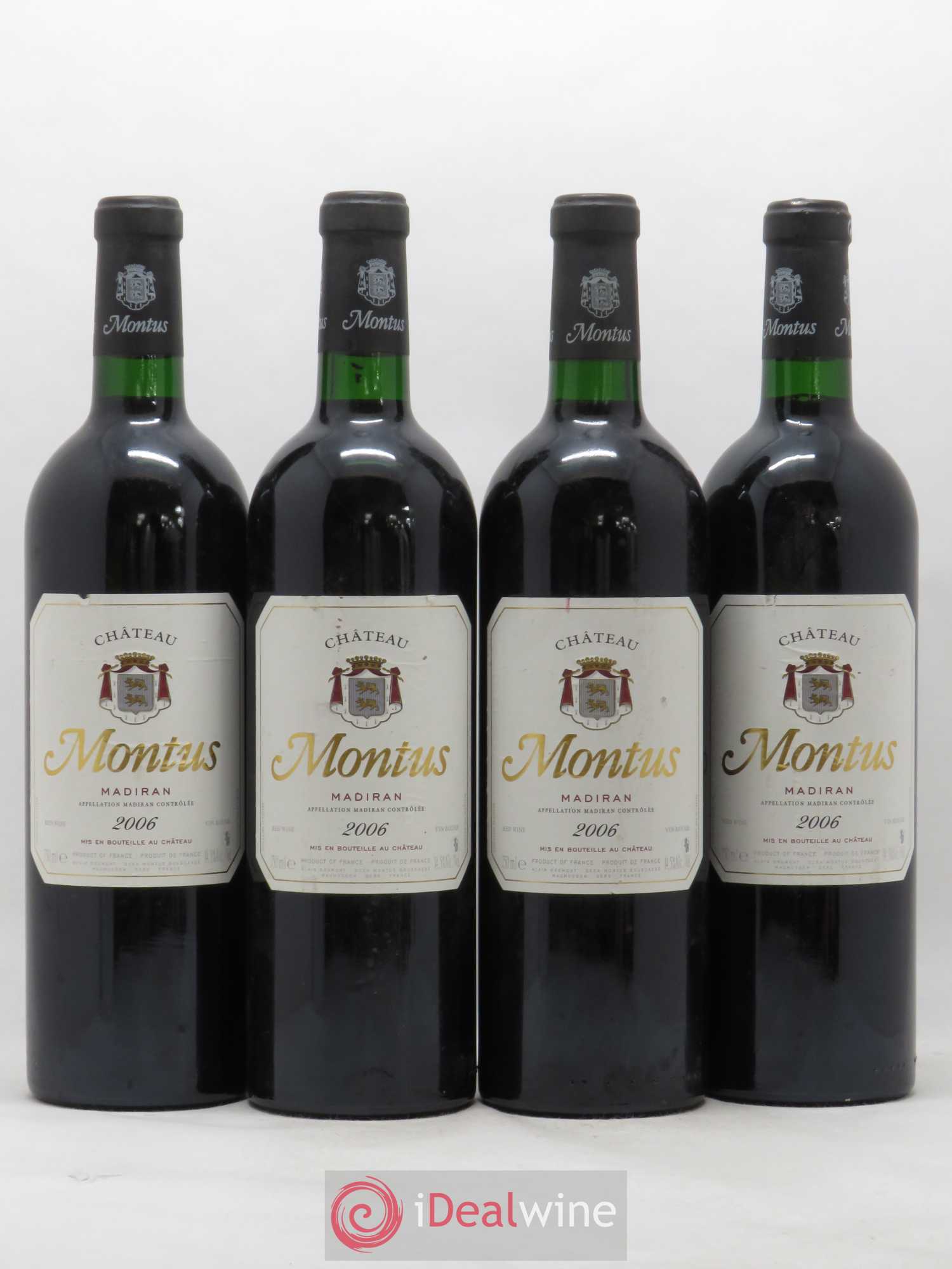 Madiran Château Montus Alain Brumont 2006 - Lot de 4 bouteilles - 0