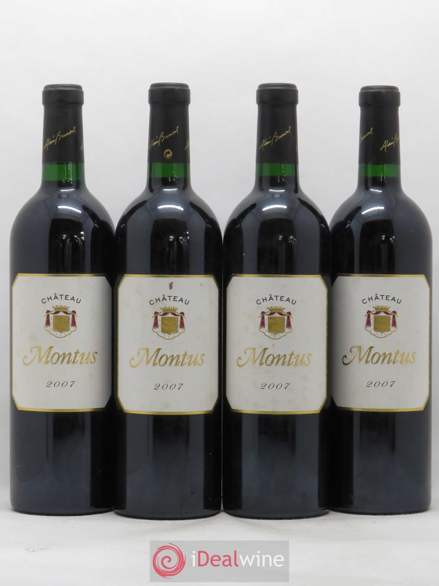 Madiran Château Montus Alain Brumont (senza prezzo di riserva) 2007 - Lotto di 4 bottiglie - 0