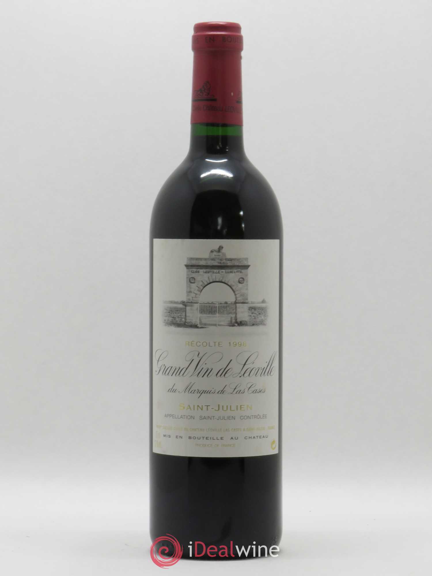Château Léoville Las Cases 2ème Grand Cru Classé 1998 - Lot de 1 bouteille - 0