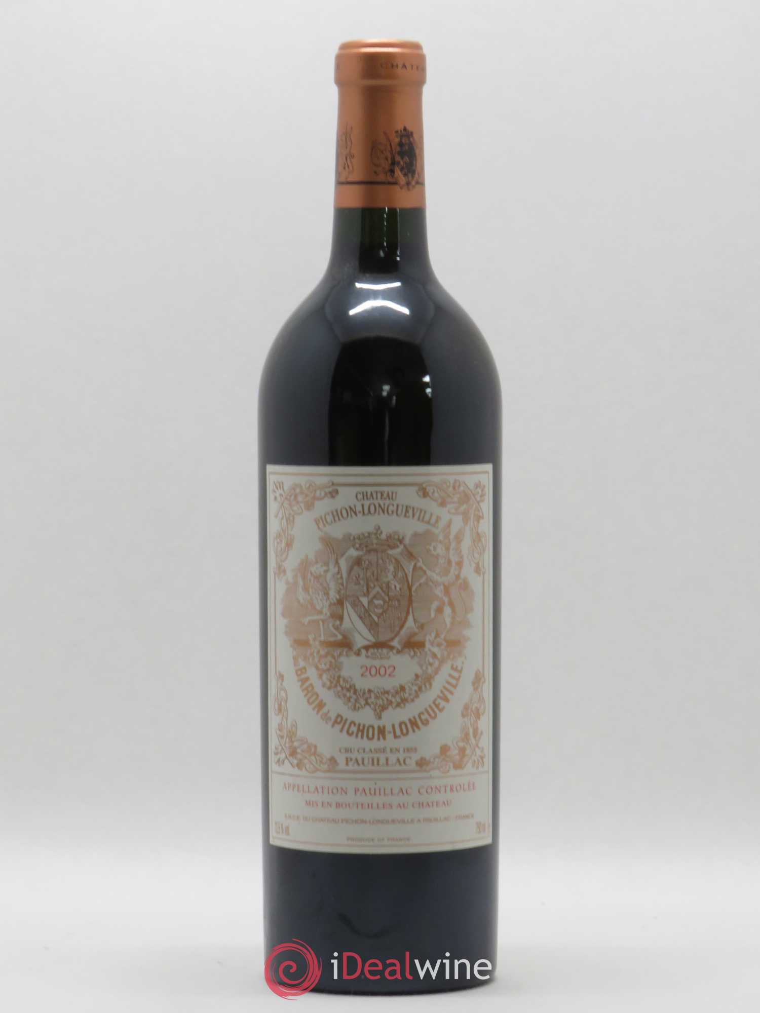 Pichon Longueville Baron 2ème Grand Cru Classé 2002 - Lot de 1 bouteille - 0