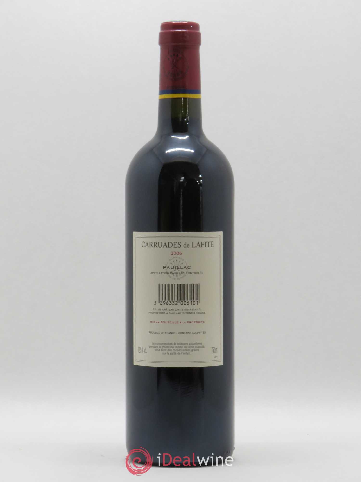 Carruades de Lafite Rothschild Second Vin 2006 - Lot de 1 bouteille - 1