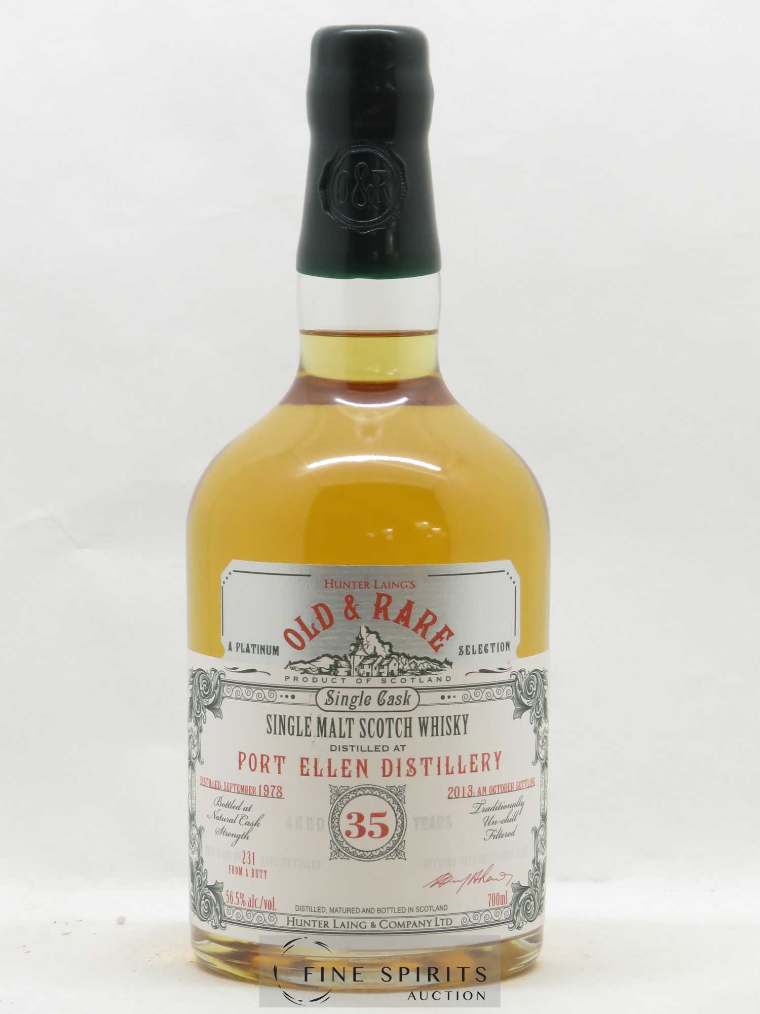 Port Ellen 35 years 1978 Hunter Laing Single Cask One of 231 - bottled 2013 Old & Rare - Lot de 1 bouteille - 1