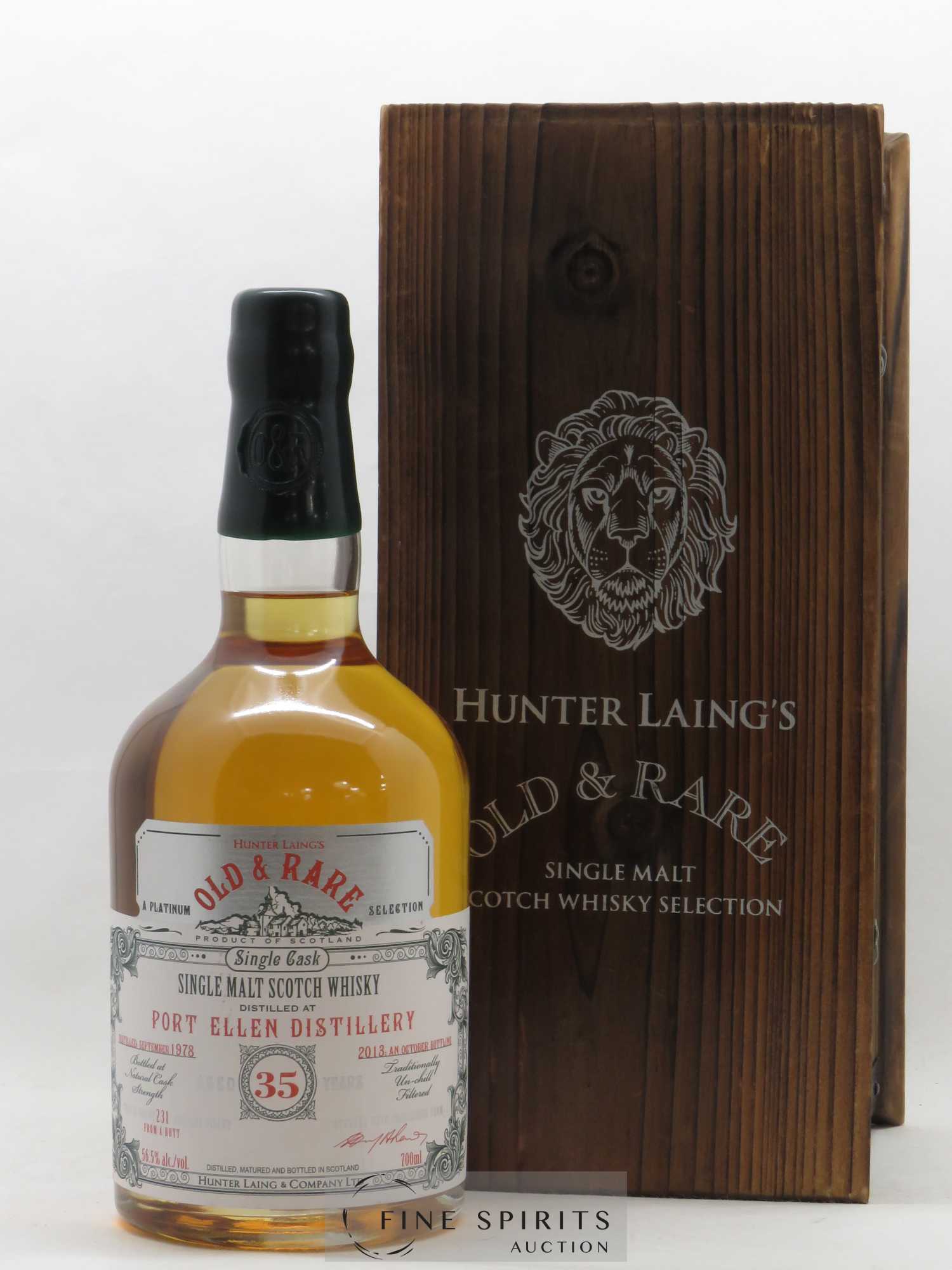 Port Ellen 35 years 1978 Hunter Laing Single Cask One of 231 - bottled 2013 Old & Rare - Lot de 1 bouteille - 0
