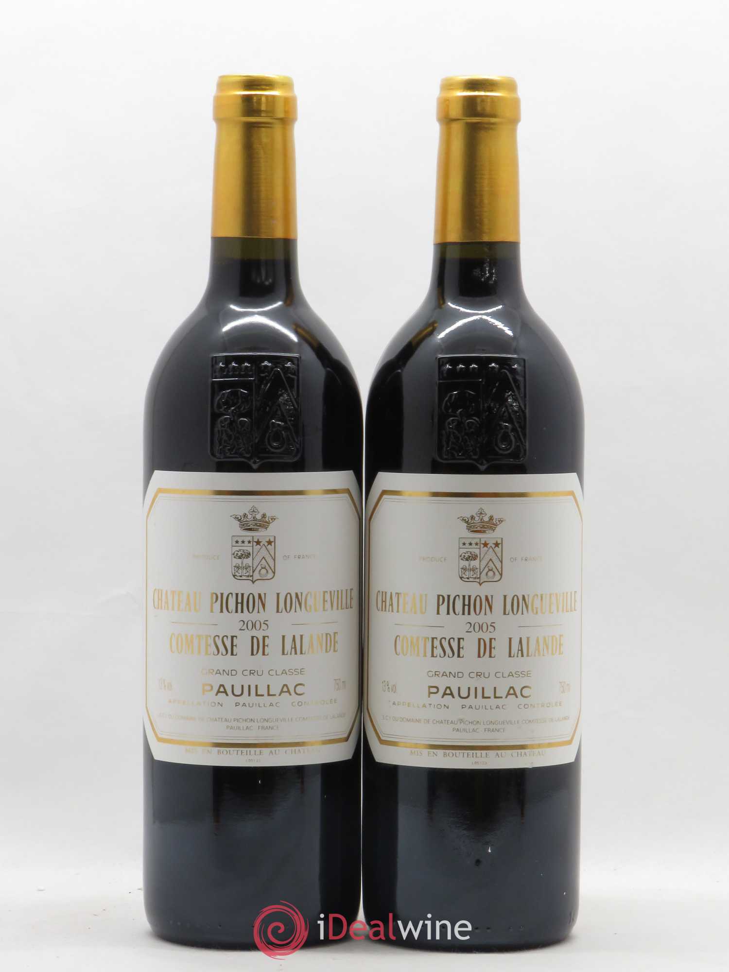 Château Pichon Longueville Comtesse de Lalande 2ème Grand Cru Classé 2005 - Lot de 2 bouteilles - 0