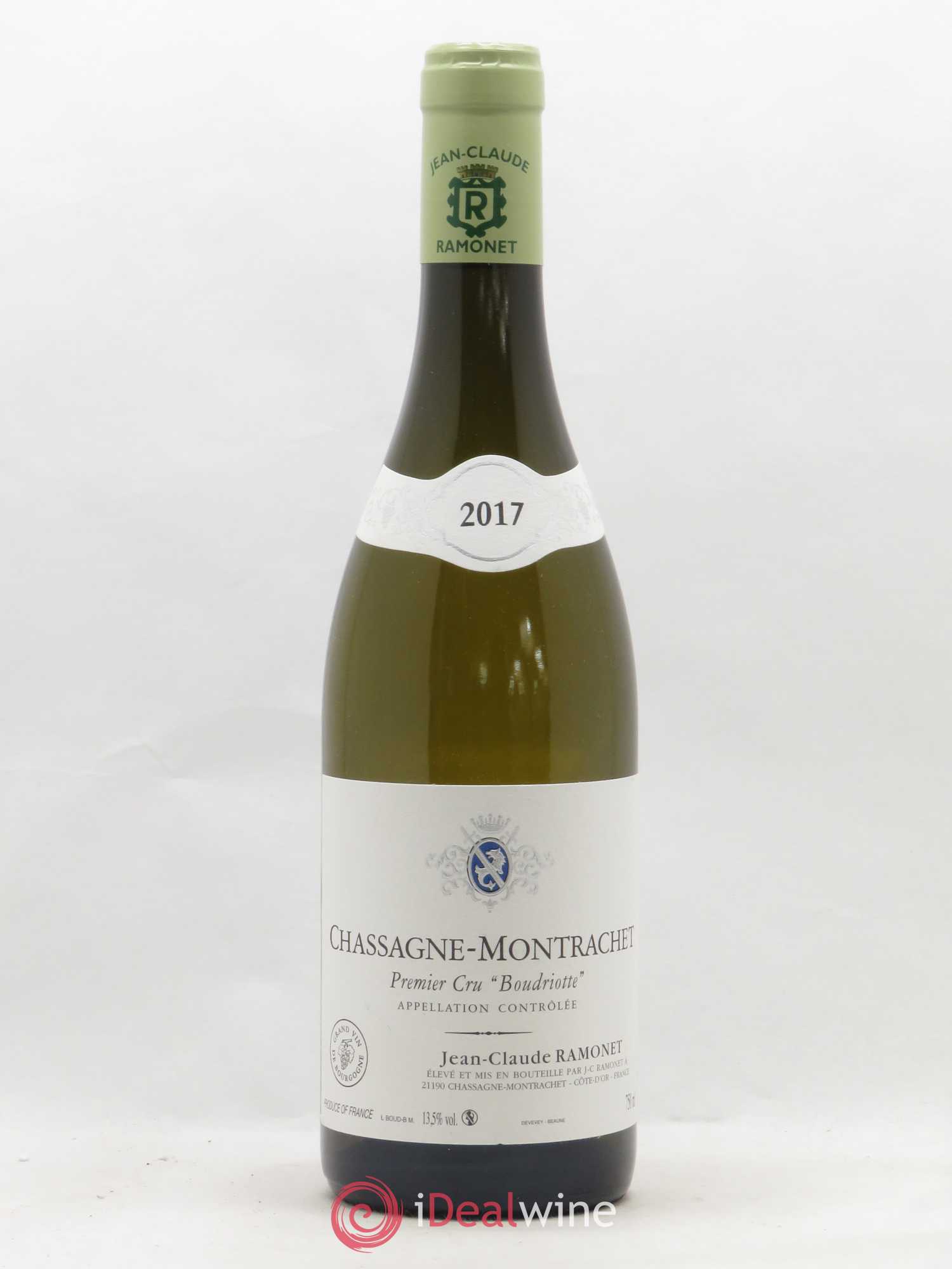 Chassagne-Montrachet 1er Cru Boudriotte Ramonet (Domaine) 2017 - Lot de 1 bouteille - 0