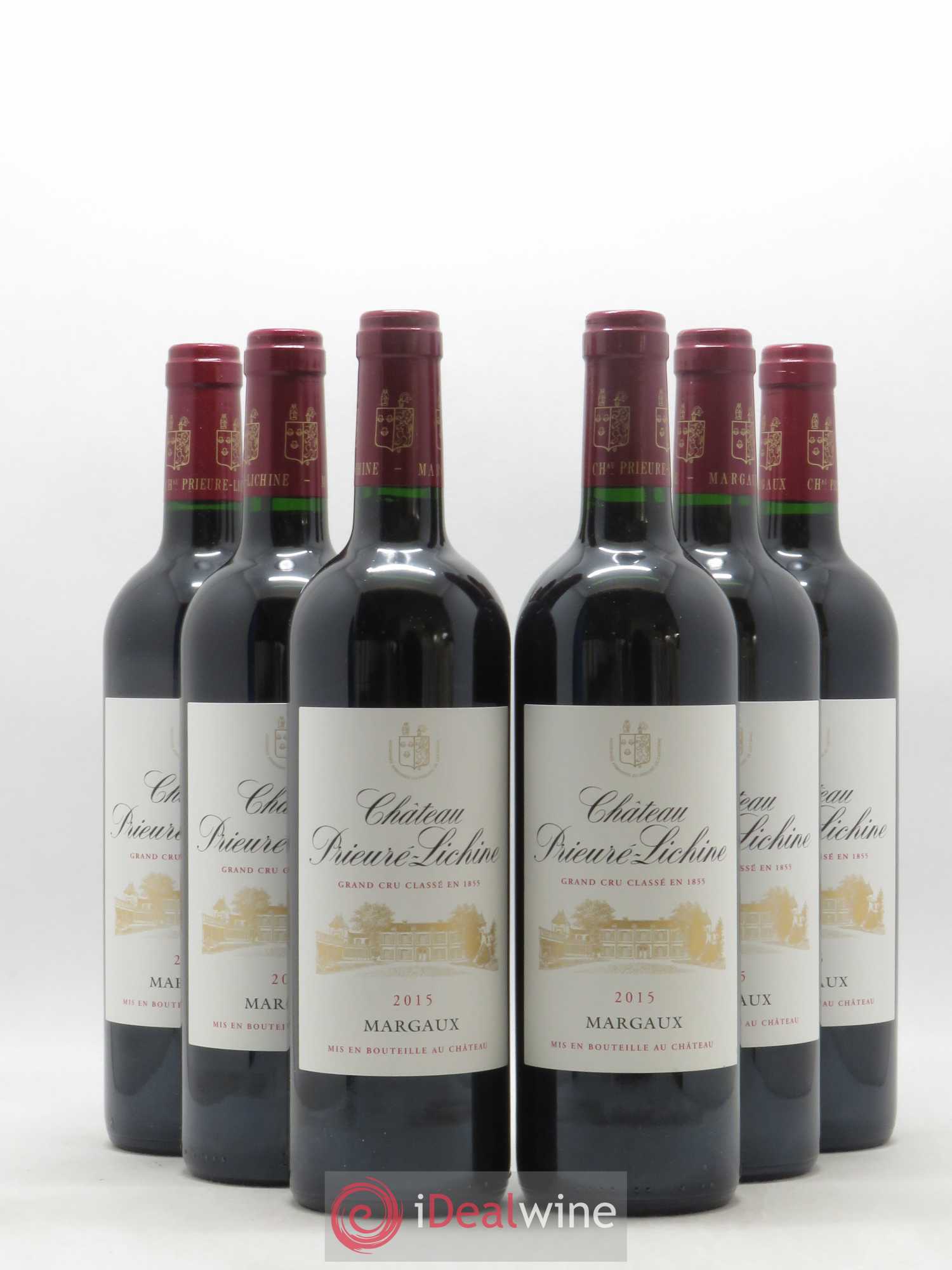 Château Prieuré Lichine 4ème Grand Cru Classé 2015 - Lot de 6 bouteilles - 0
