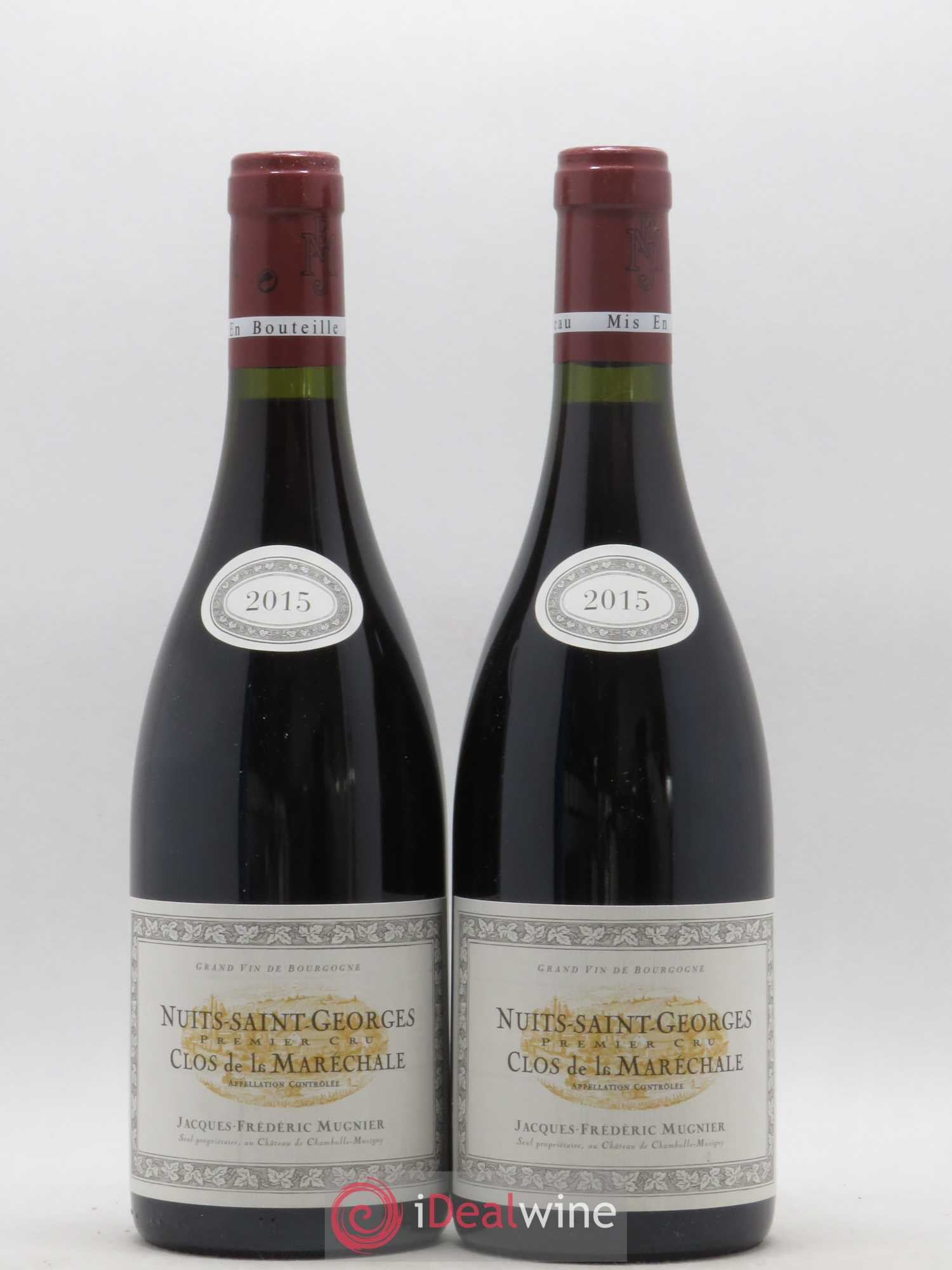 Nuits-Saint-Georges 1er Cru Clos de La Maréchale Jacques-Frédéric Mugnier 2015 - Lot de 2 bouteilles - 0