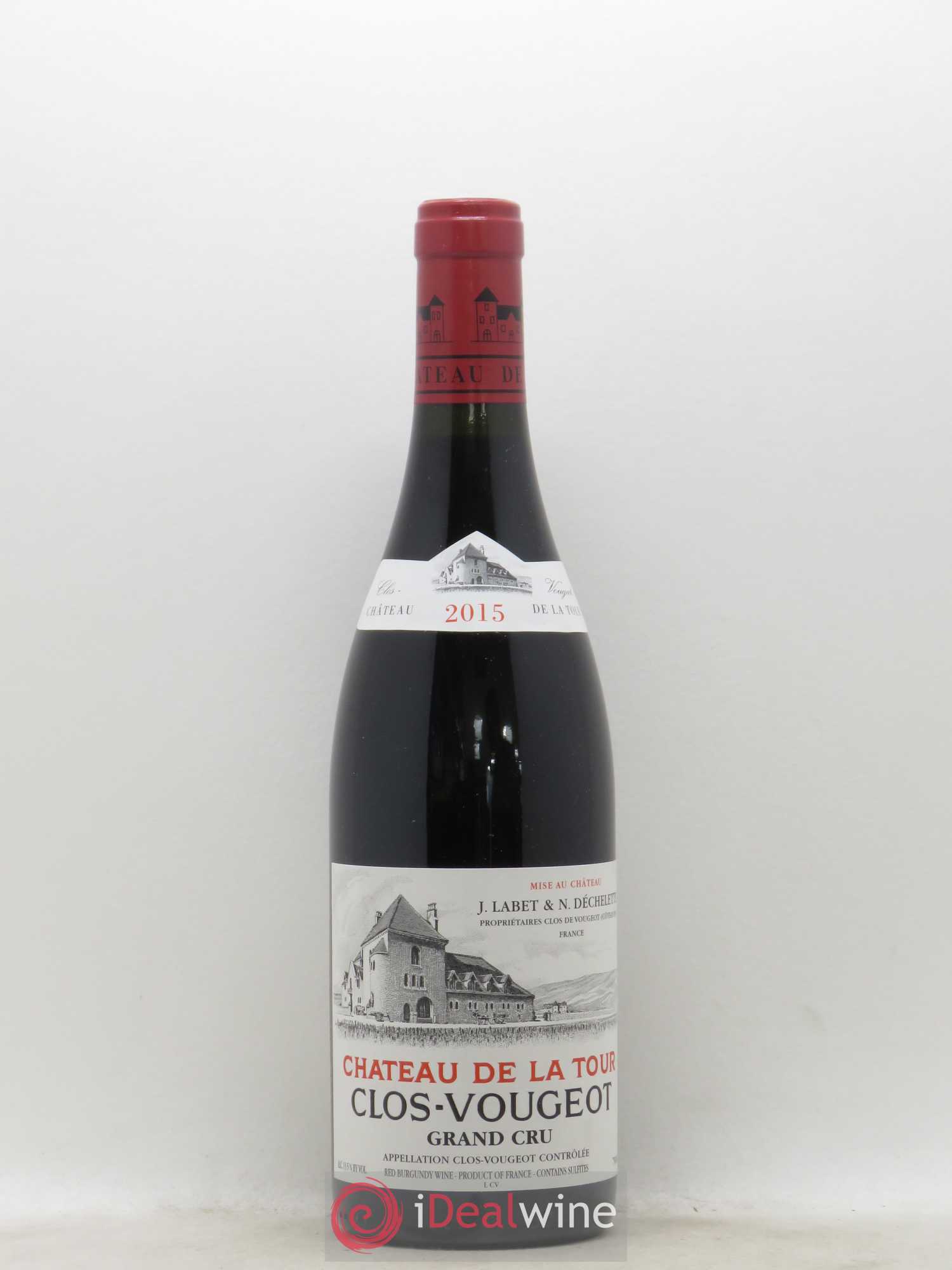 Clos de Vougeot Grand Cru Château de La Tour 2015 - Lot de 1 bouteille - 0