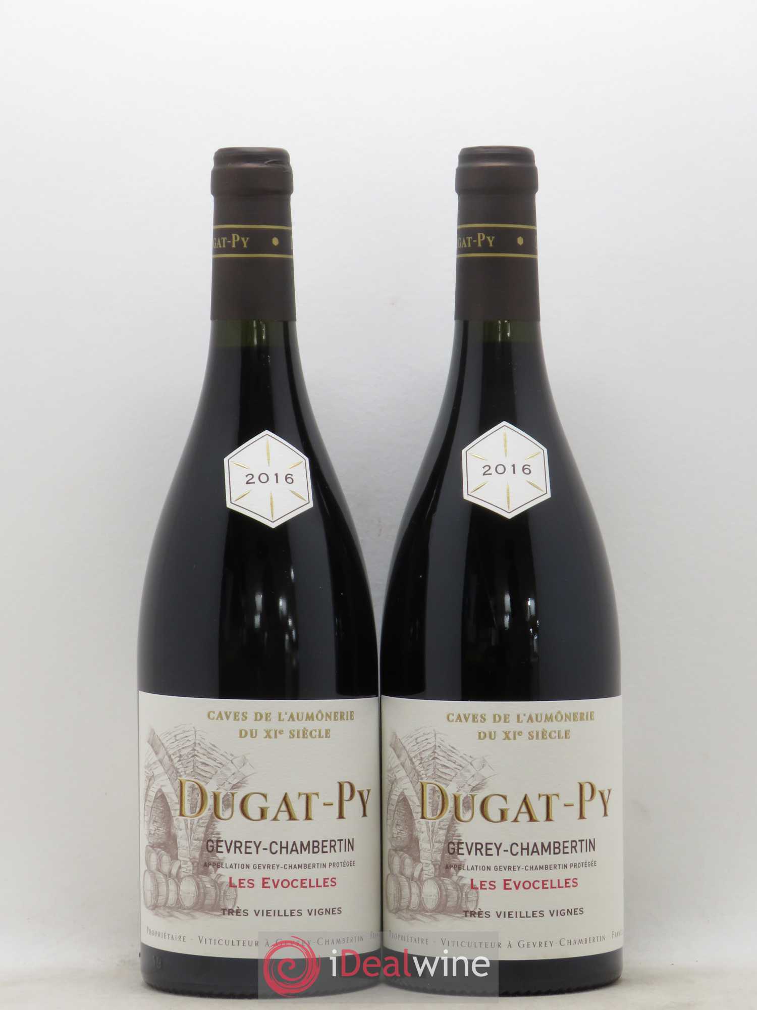 Gevrey-Chambertin Les Evocelles Vieilles Vignes Dugat-Py 2016 - Lot de 2 bouteilles - 0