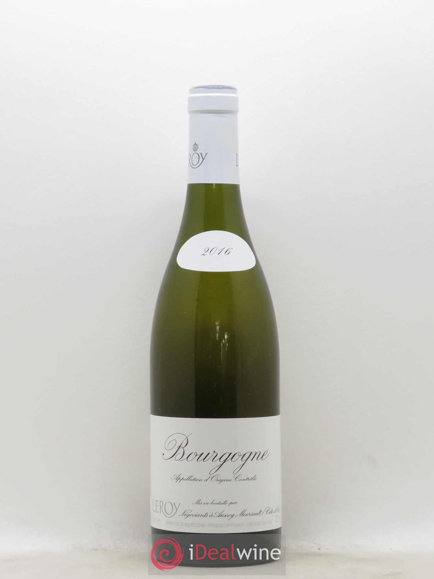 Bourgogne Leroy SA 2016 - Lot de 1 bouteille - 0