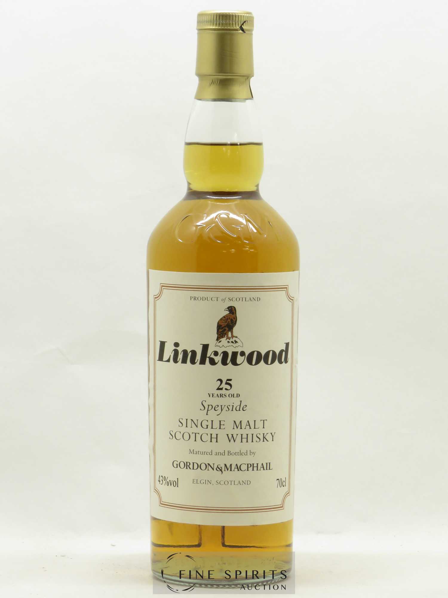 Linkwood 25 years Gordon & MacPhail - Lot de 1 bouteille - 1
