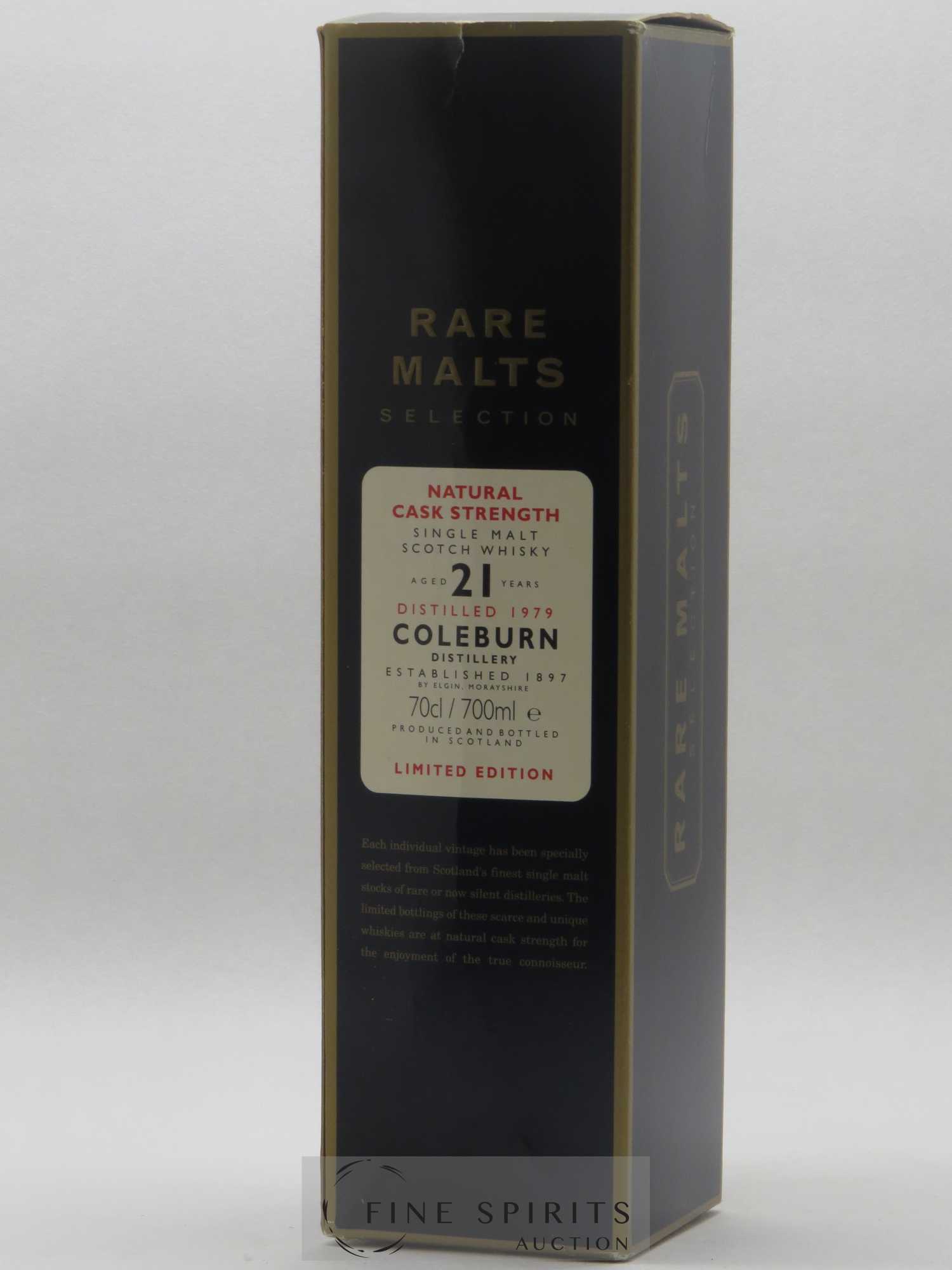 Coleburn 21 years 1979 Of. Rare Malts Selection Natural Cask Strengh - bottled 2000 Limited Edition - Lot de 1 bouteille - 4