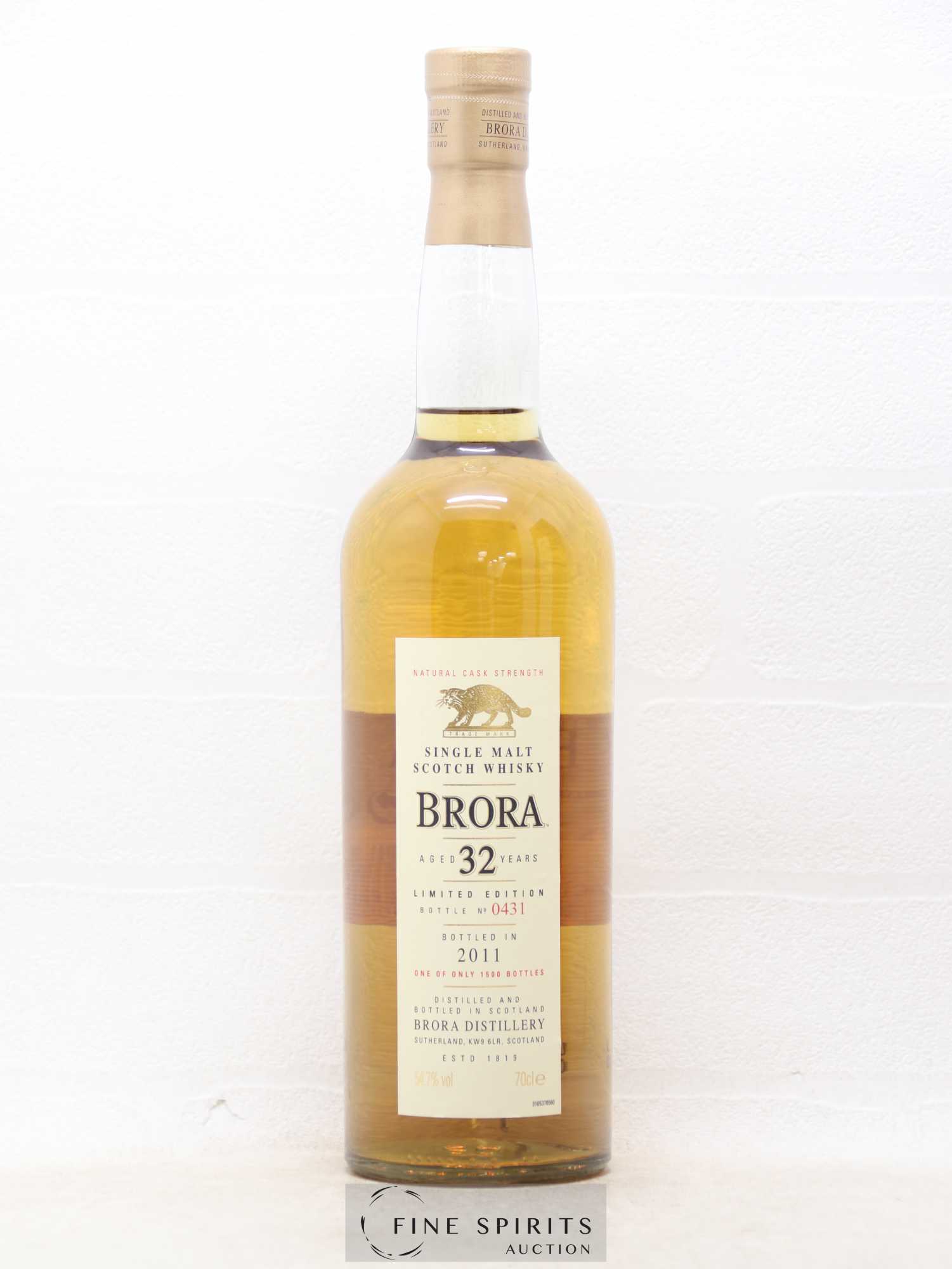 Brora 32 years Of. One of 1500 - bottled 2011 Limited Edition - Lot de 1 bouteille - 1