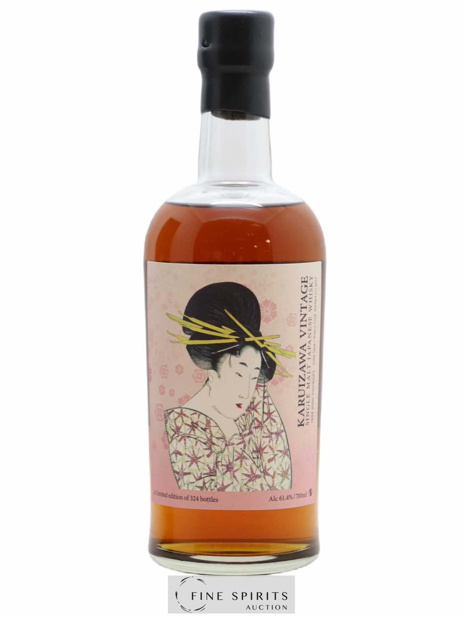 Karuizawa Of. Vintage 1999 & 2000 Sherry Cask - One of 324 - bottled 2017 Geisha Edition - Lot de 1 bouteille - 1