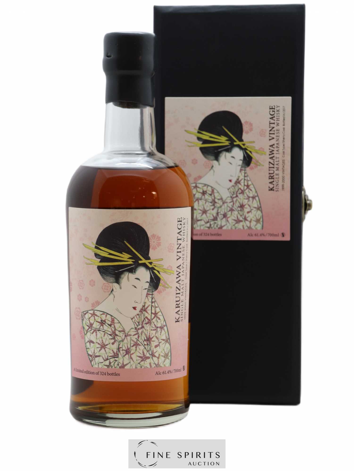 Karuizawa Of. Vintage 1999 & 2000 Sherry Cask - One of 324 - bottled 2017 Geisha Edition - Lot de 1 bouteille - 0