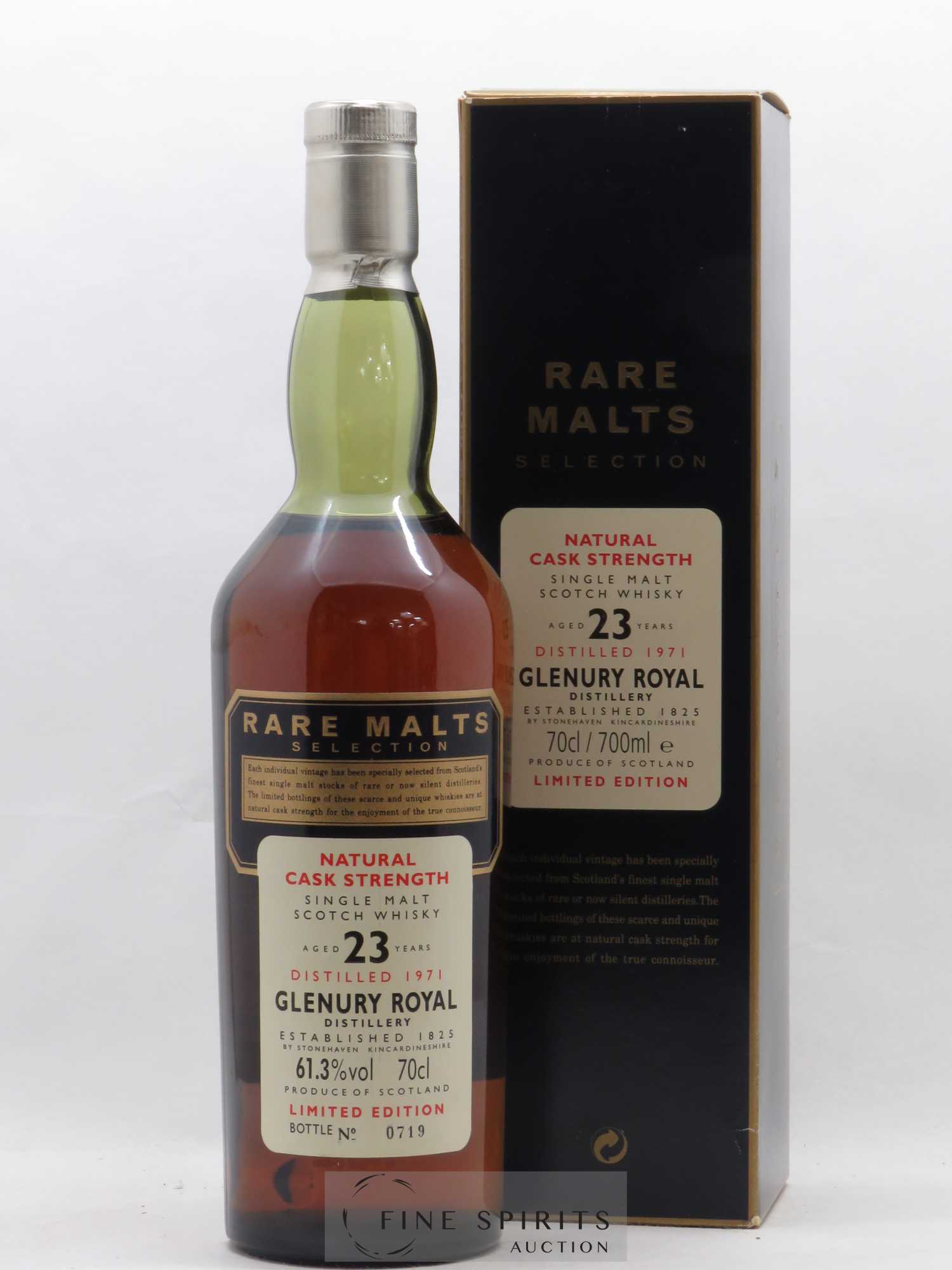 Glenury Royal 23 years 1971 Of. Rare Malts Selection Natural Cask Strengh Limited Edition - Lot de 1 bouteille - 0