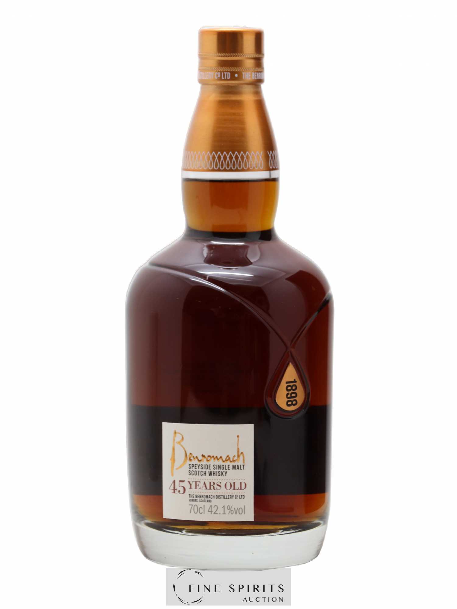 Benromach 45 years Of. - Lot de 1 bouteille - 1