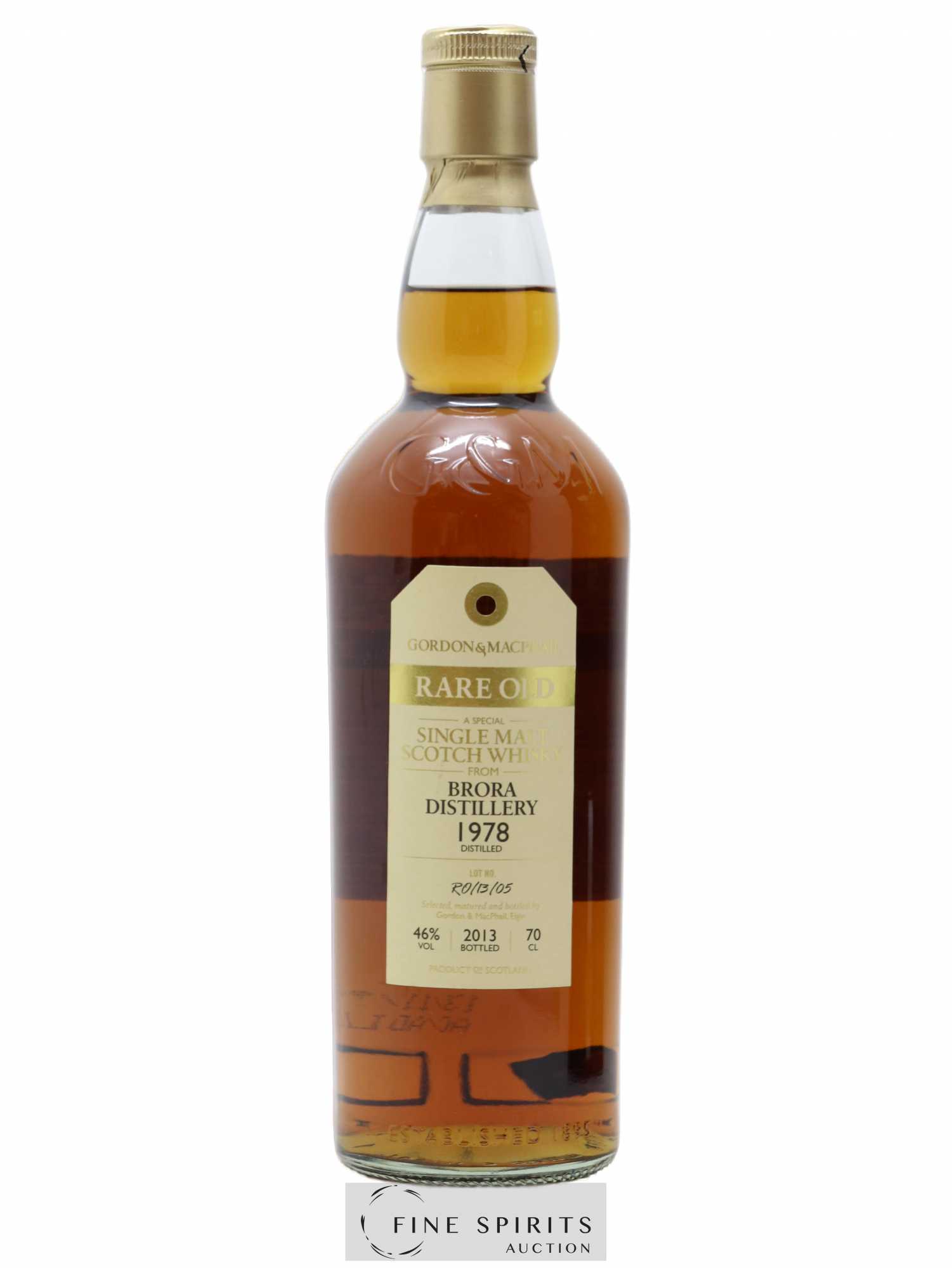 Brora 1978 Gordon & MacPhail Cask Ro-13-05 - bottled 2013 Rare Old - Lot of 1 bottle - 1