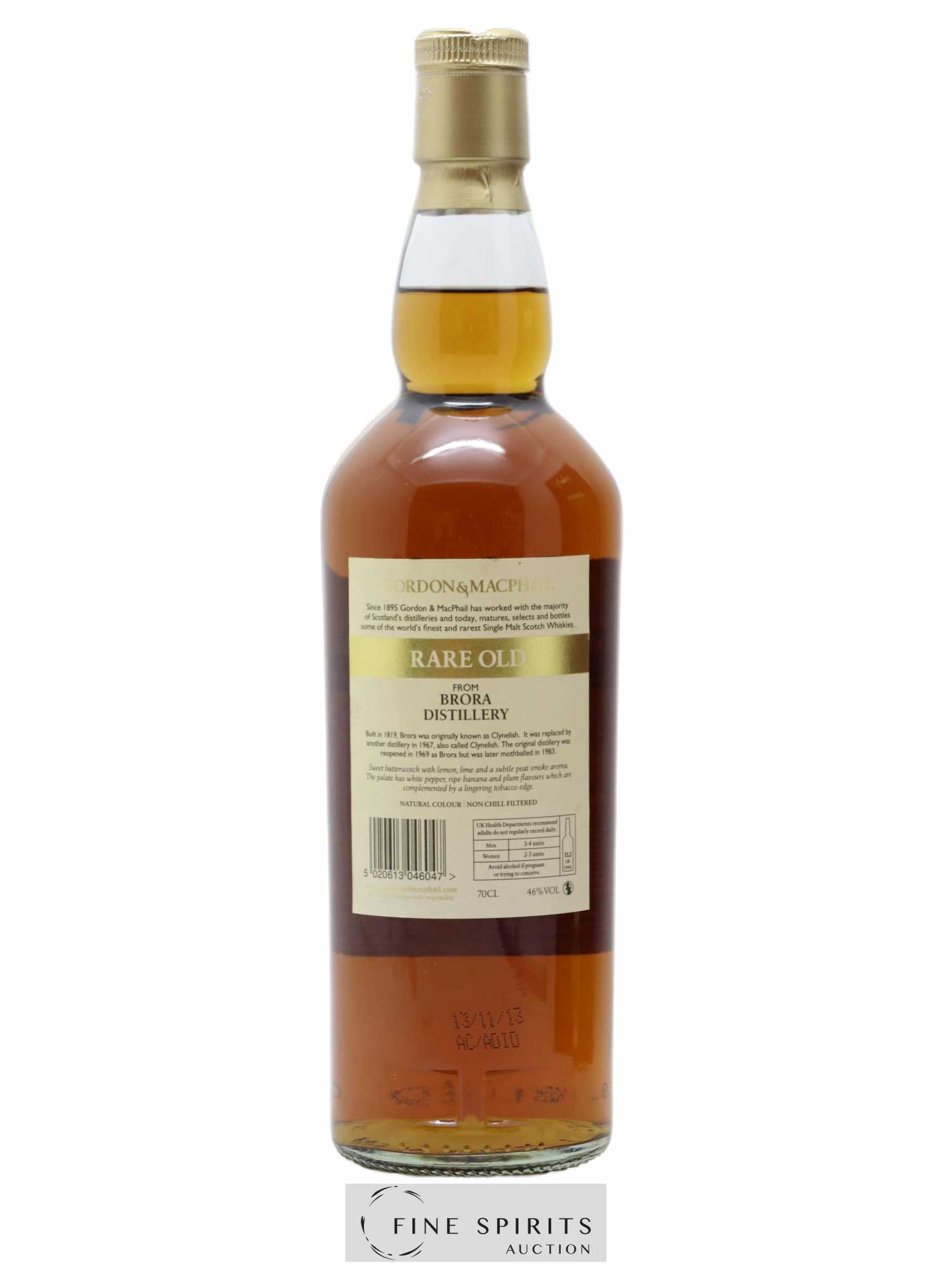 Brora 1978 Gordon & MacPhail Cask Ro-13-05 - bottled 2013 Rare Old - Lot of 1 bottle - 2