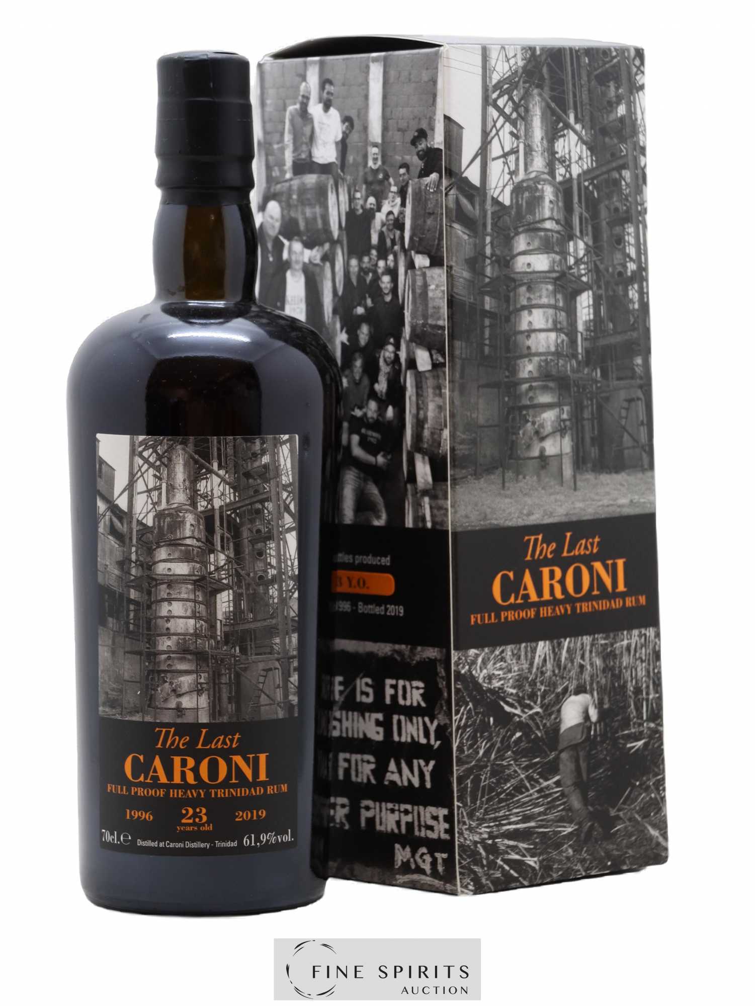 Caroni 23 years 1996 Velier The Last 39th Release - bottled 2019 Full Proof - Lot de 1 bouteille - 0