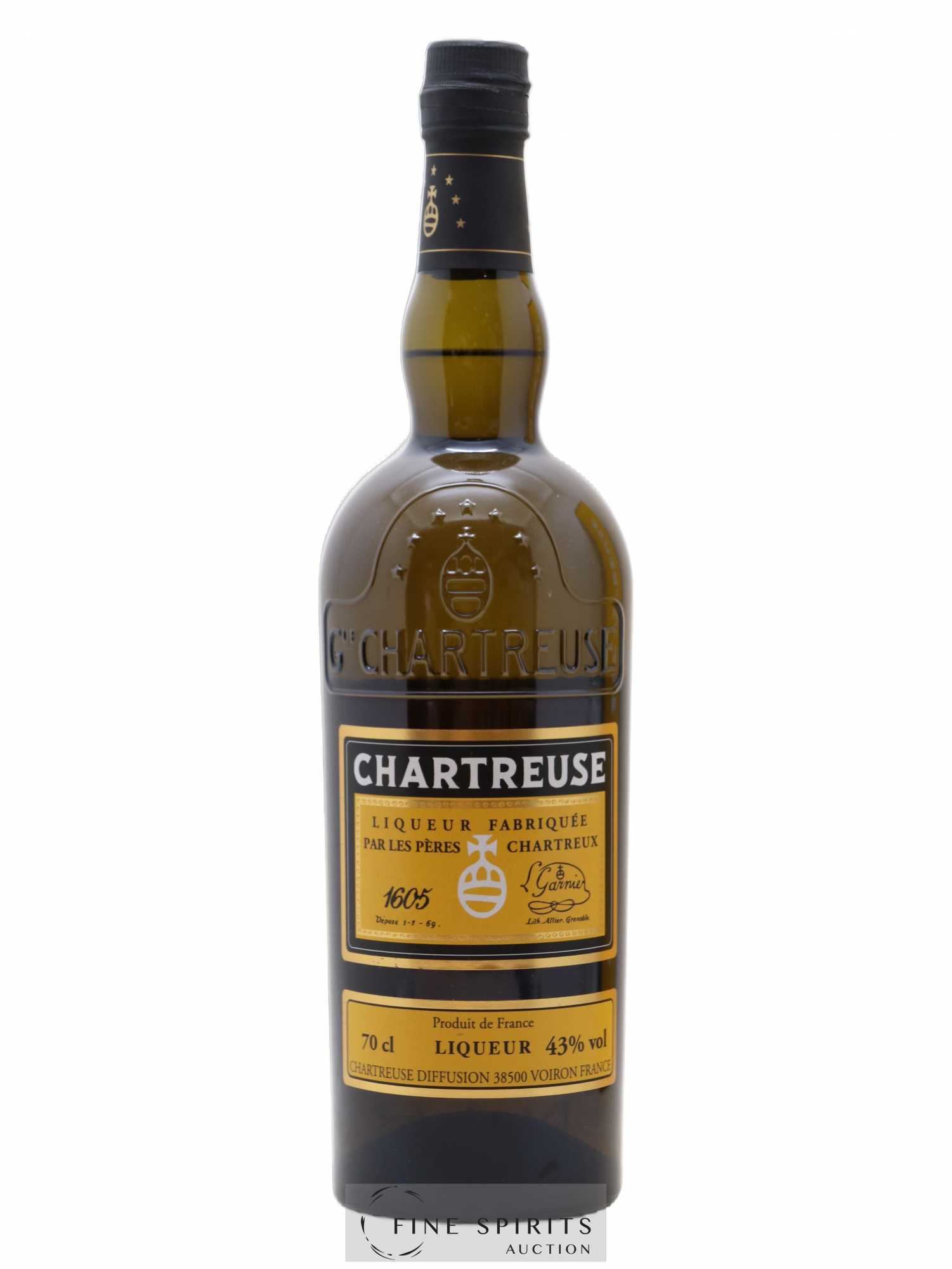Chartreuse Of. Jaune - Reine des Liqueurs Mise 2018 - 2018 bouteilles - Lot de 1 bouteille - 1