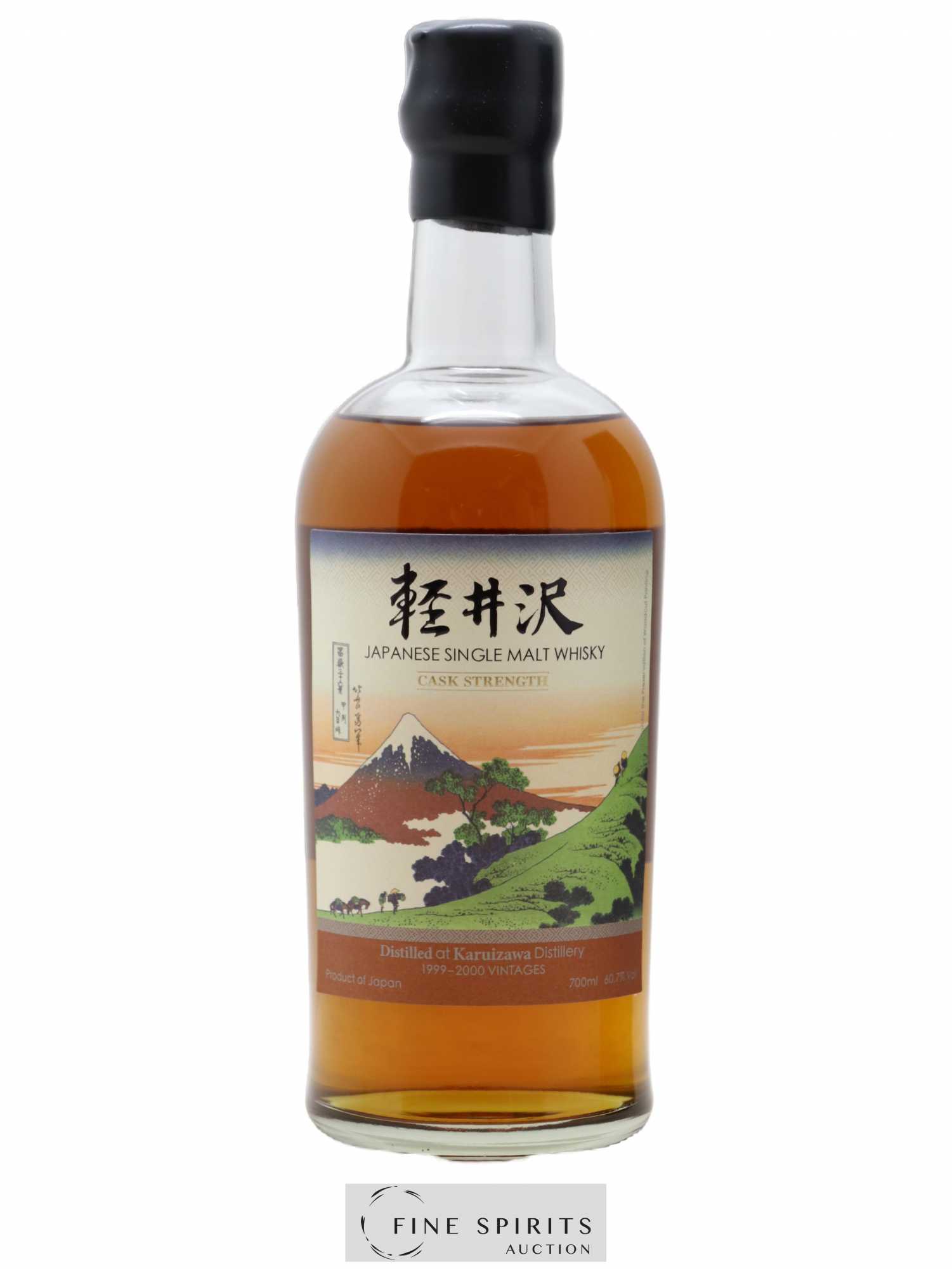 Karuizawa Of. Vintage 1999 & 2000 Batch 26 - Cask Strength Mount Fuji Serie - Lot de 1 bouteille - 1