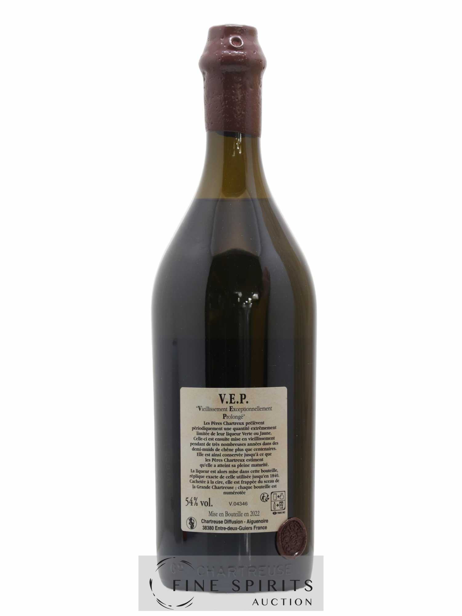 Chartreuse Of. Verte V.E.P. Mise 2022 - Posten von 1 Liter - 2