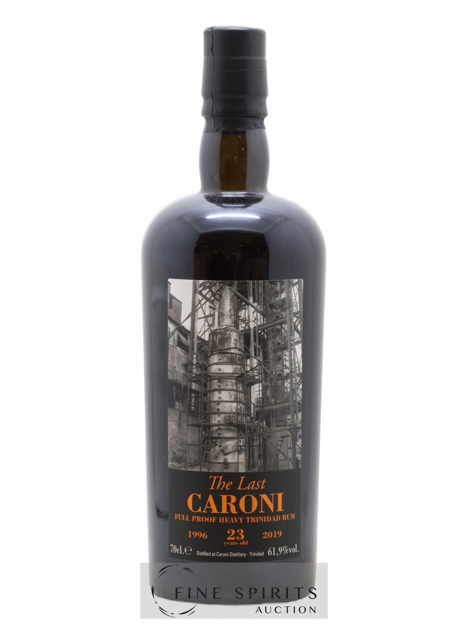 Caroni 23 years 1996 Velier The Last 39th Release - bottled 2019 Full Proof - Lot de 1 bouteille - 1