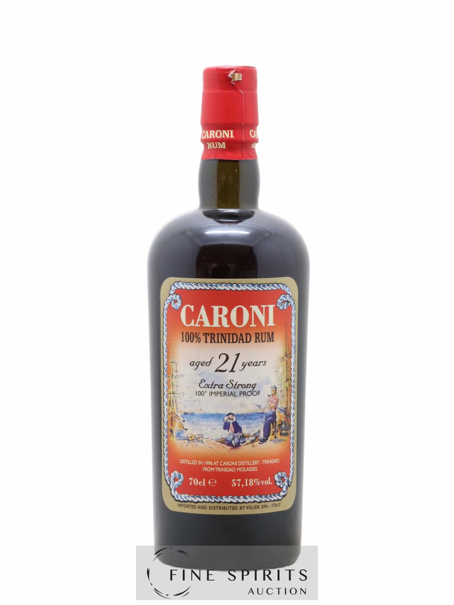 Caroni 21 years 1996 Of. 100° Imperial Proof bottled 2017 Velier Extra Strong - Lot de 1 bouteille - 1