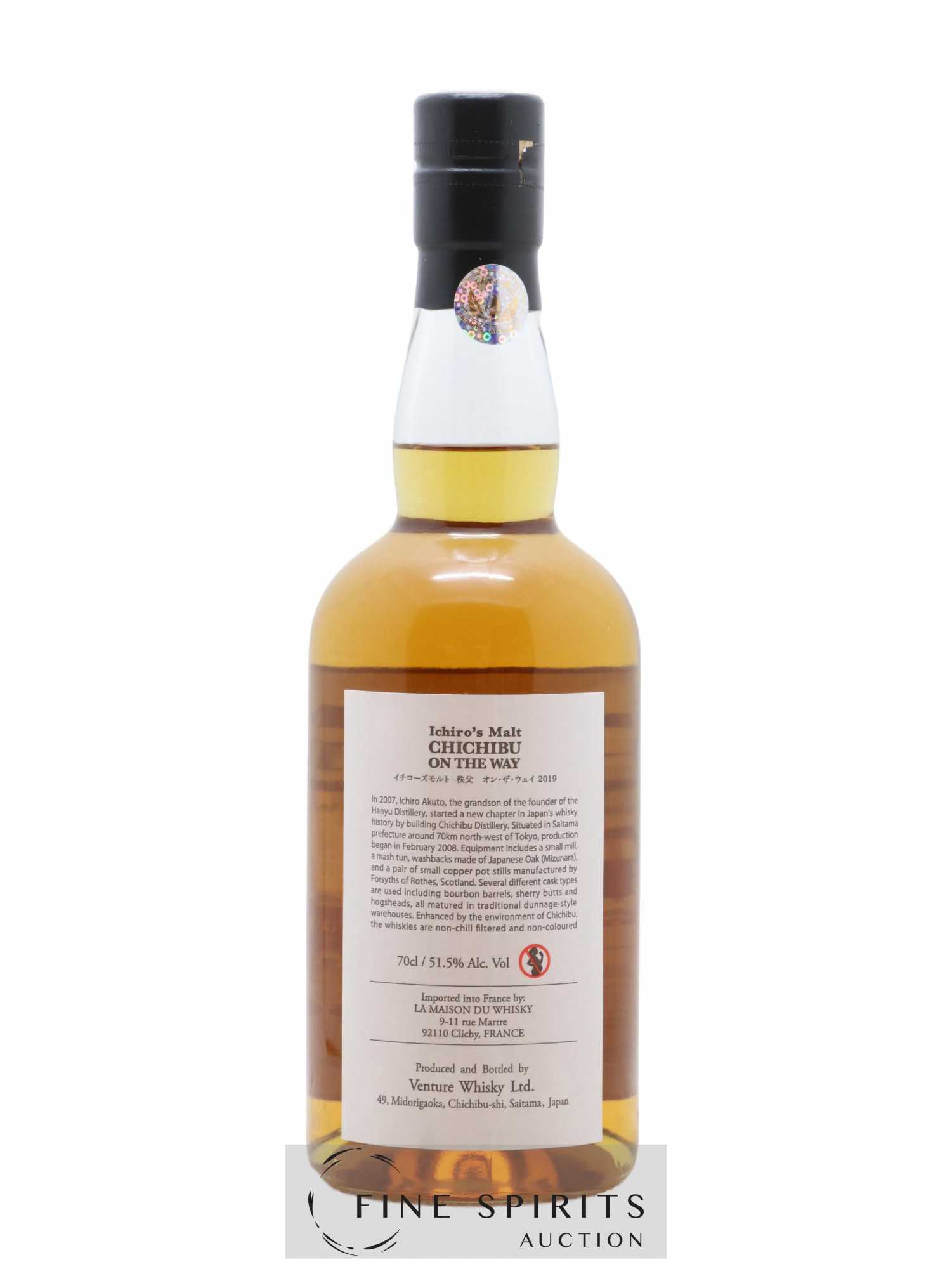 Chichibu Of. On The Way One of 11000 - bottled 2019 LMDW Ichiro's Malt - Lot de 1 bouteille - 2