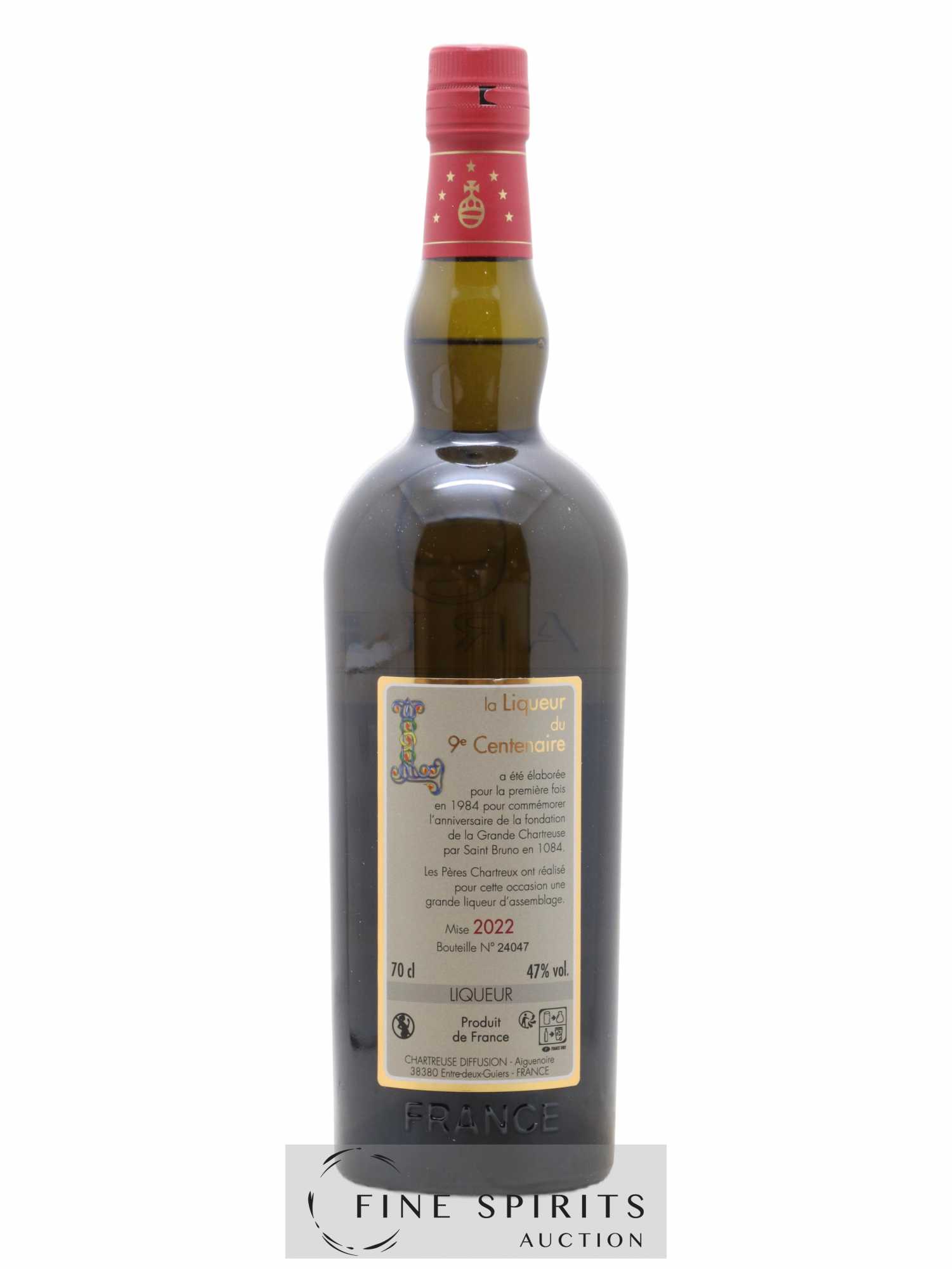 Chartreuse Of. Liqueur du 9e Centenaire Mise 2022 - Lot de 1 bouteille - 2