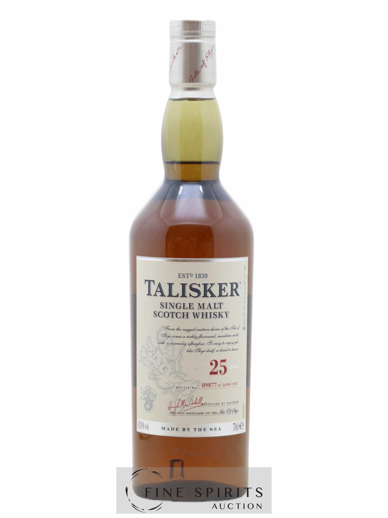 Talisker 25 years Of. Release 2017 - One of 21498 - Lot de 1 bouteille - 1