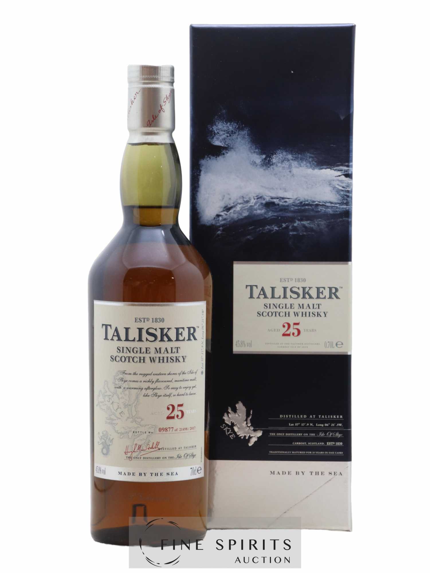 Talisker 25 years Of. Release 2017 - One of 21498 - Lot de 1 bouteille - 0