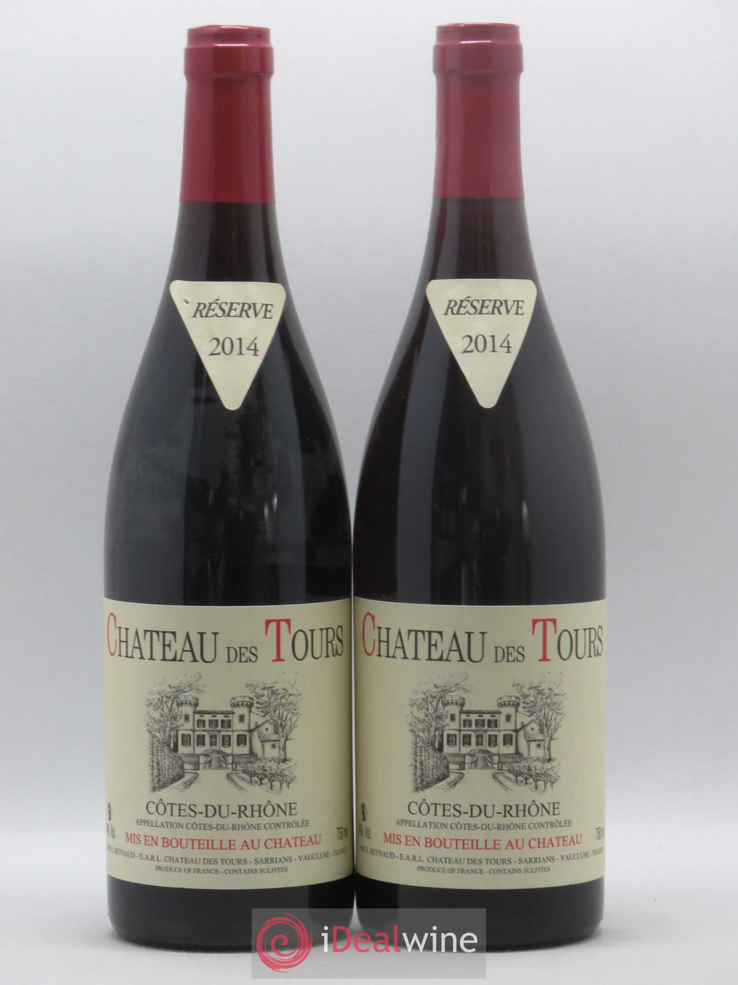Côtes-du-Rhône Château des Tours Emmanuel Reynaud 2014 - Lot de 2 bouteilles - 0