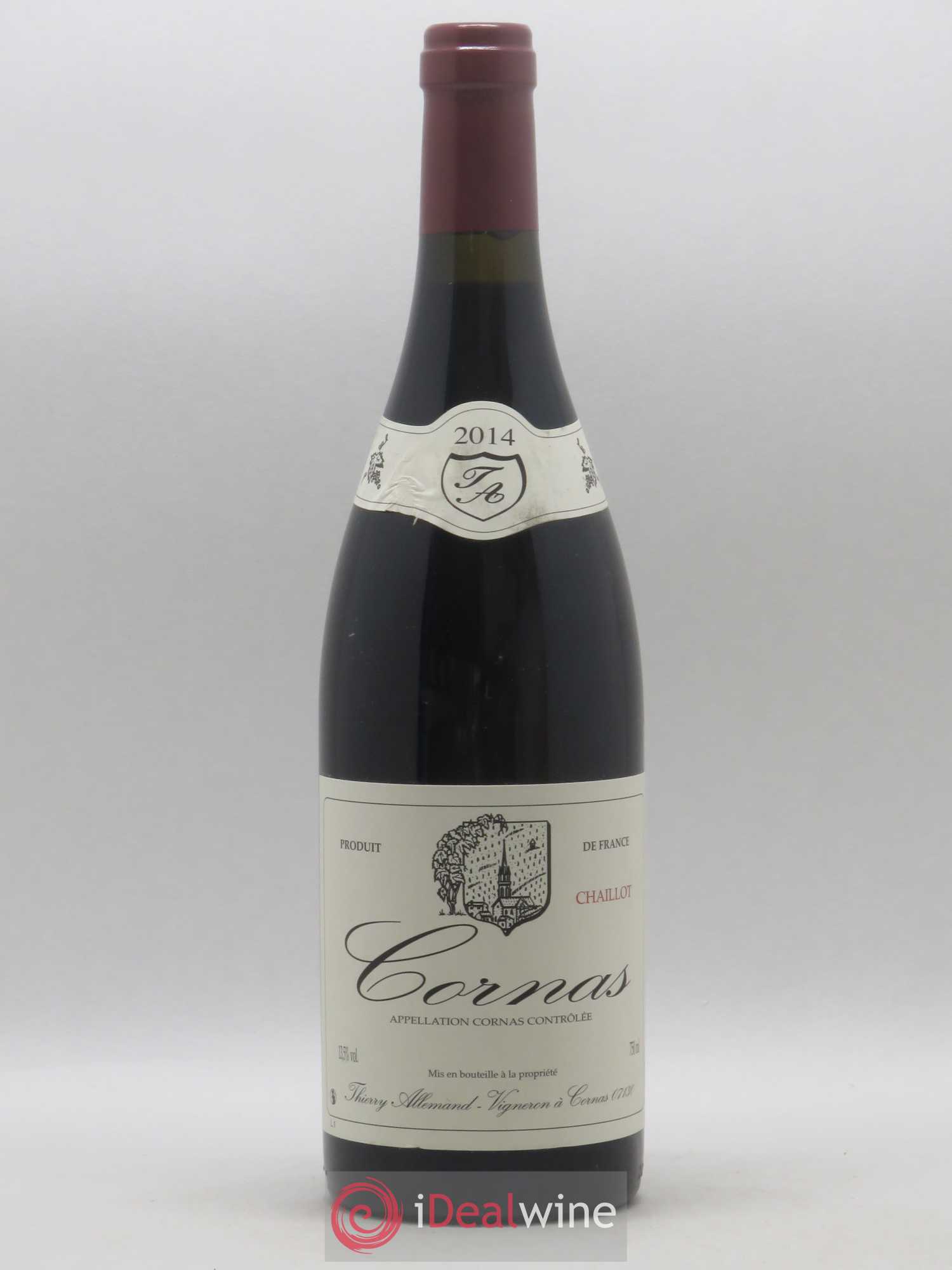 Cornas Chaillot Thierry Allemand 2014 - Lot de 1 bouteille - 0