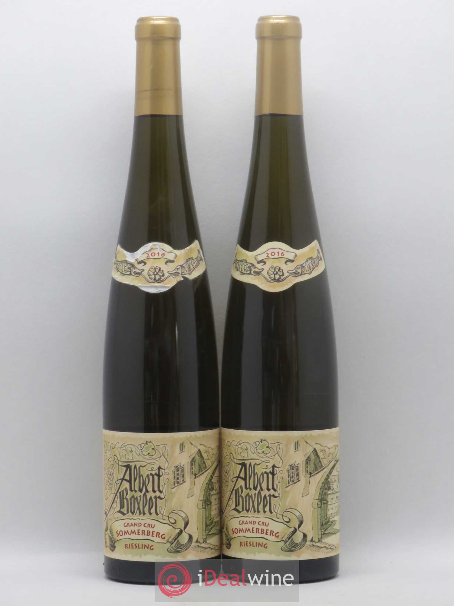 Alsace Riesling Grand Cru Sommerberg D Albert Boxler 2016 - Lot de 2 bouteilles - 0