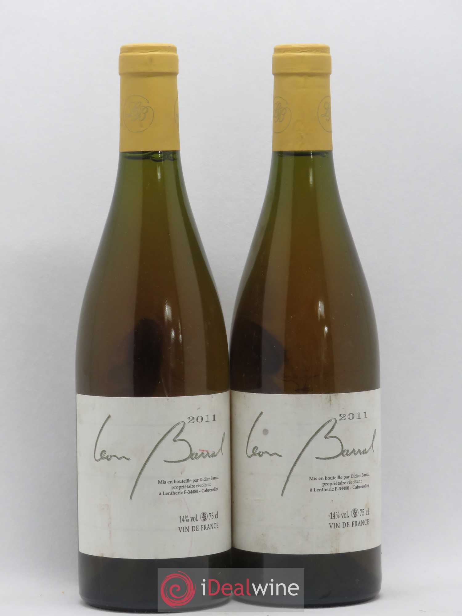 Vin de France Léon Barral 2011 - Posten von 2 Flaschen - 0